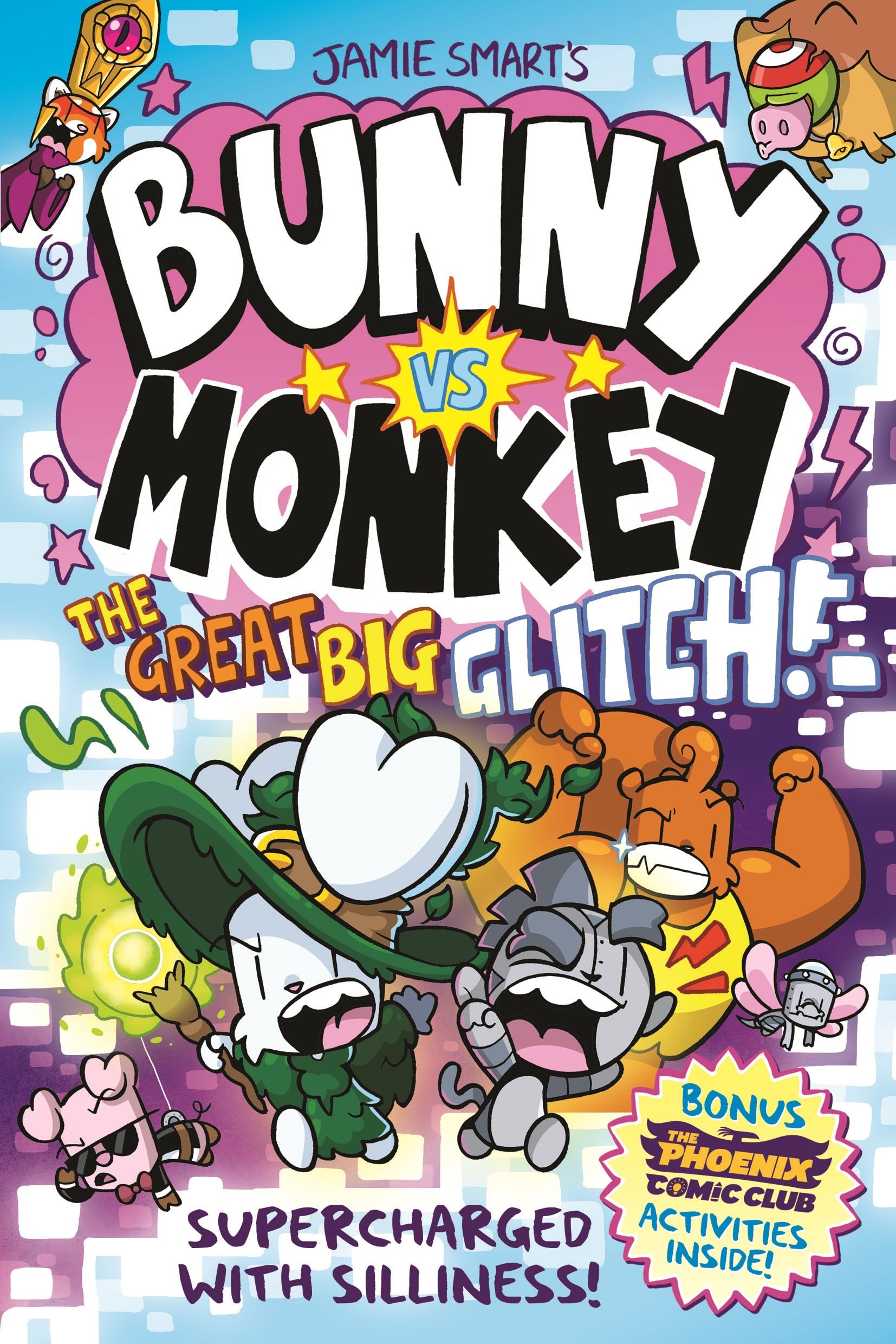 Bunny vs Monkey: The Great Big Glitch by Jamie Smart | Paperback Comic Novel