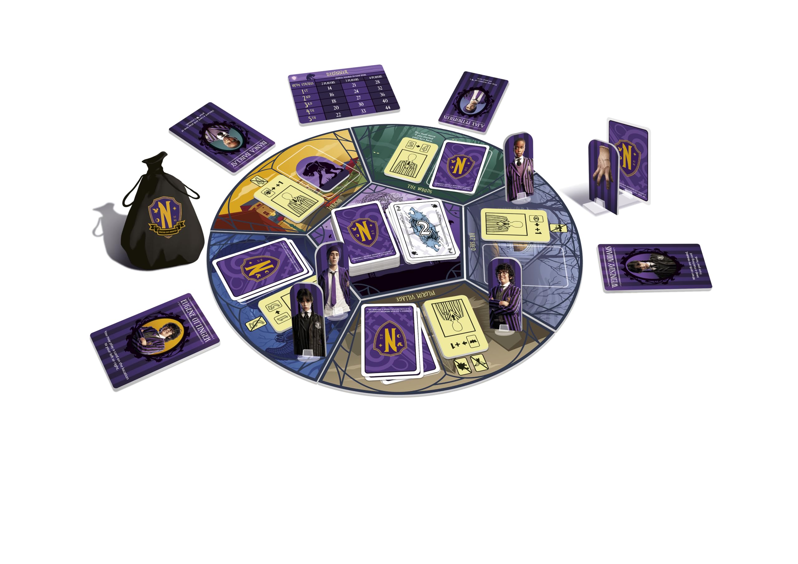 Mixlore Wednesday - The Hyde's Attack | Cooperative Board Game | Ages 10+ | 4 Players 2