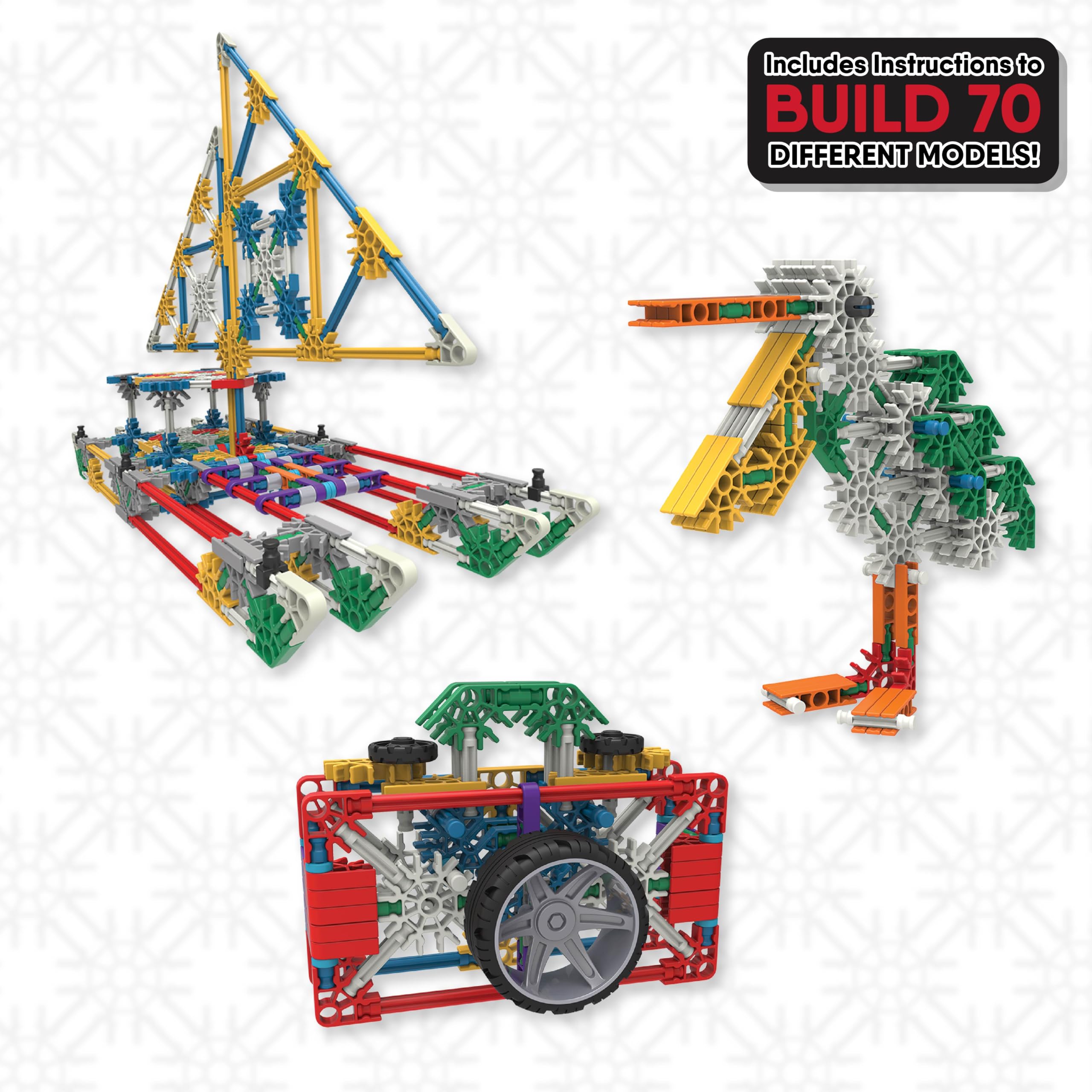 K'NEX 70 Model Building Set - 705-Piece STEM Construction Kit for Kids 7+ 23