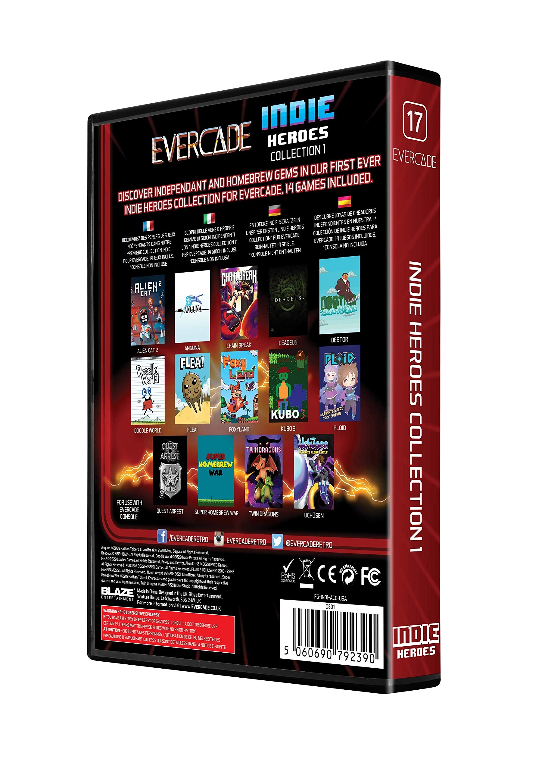Evercade Indie Heroes Collection 1 Cartridge - 14 Classic Indie Games for Retro Gaming Enthusiasts 12