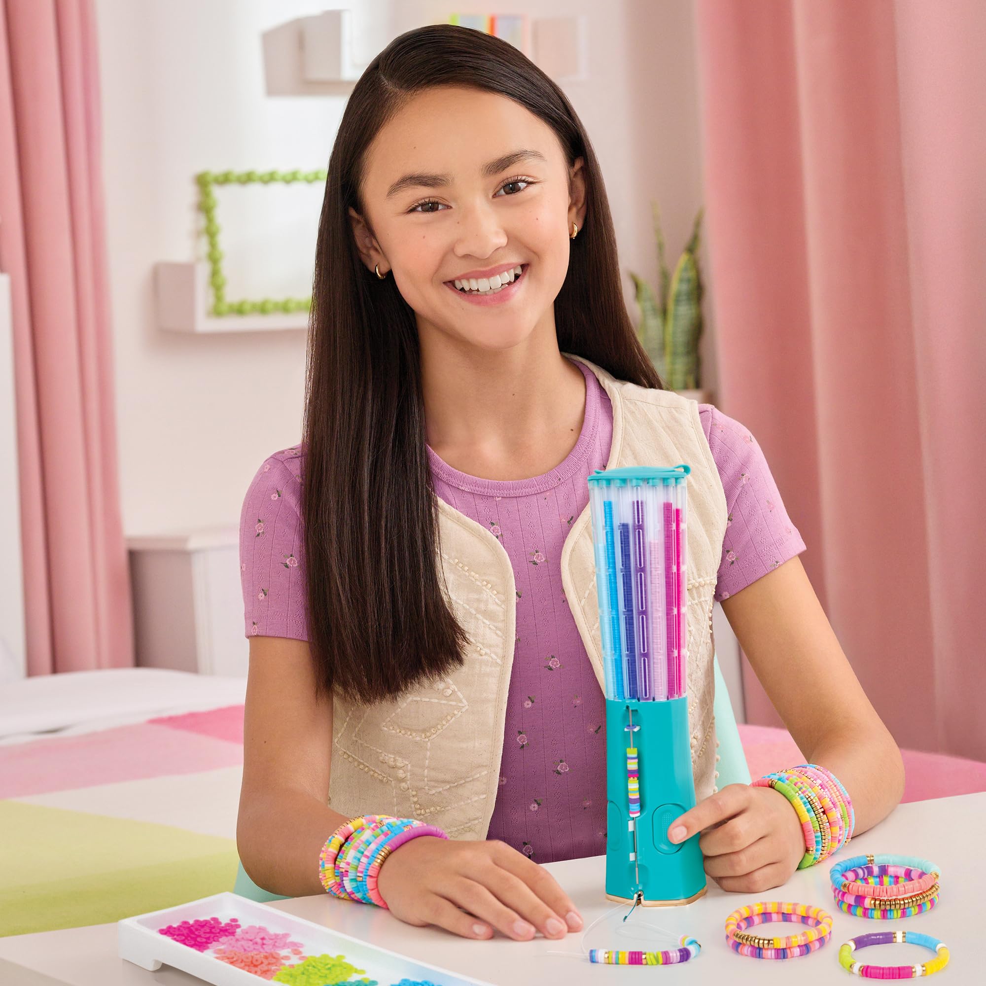 Make It Real Swift Clicks Heishi Bracelet Maker - 23 Bracelets | 2040 Beads | Ages 8+ 8