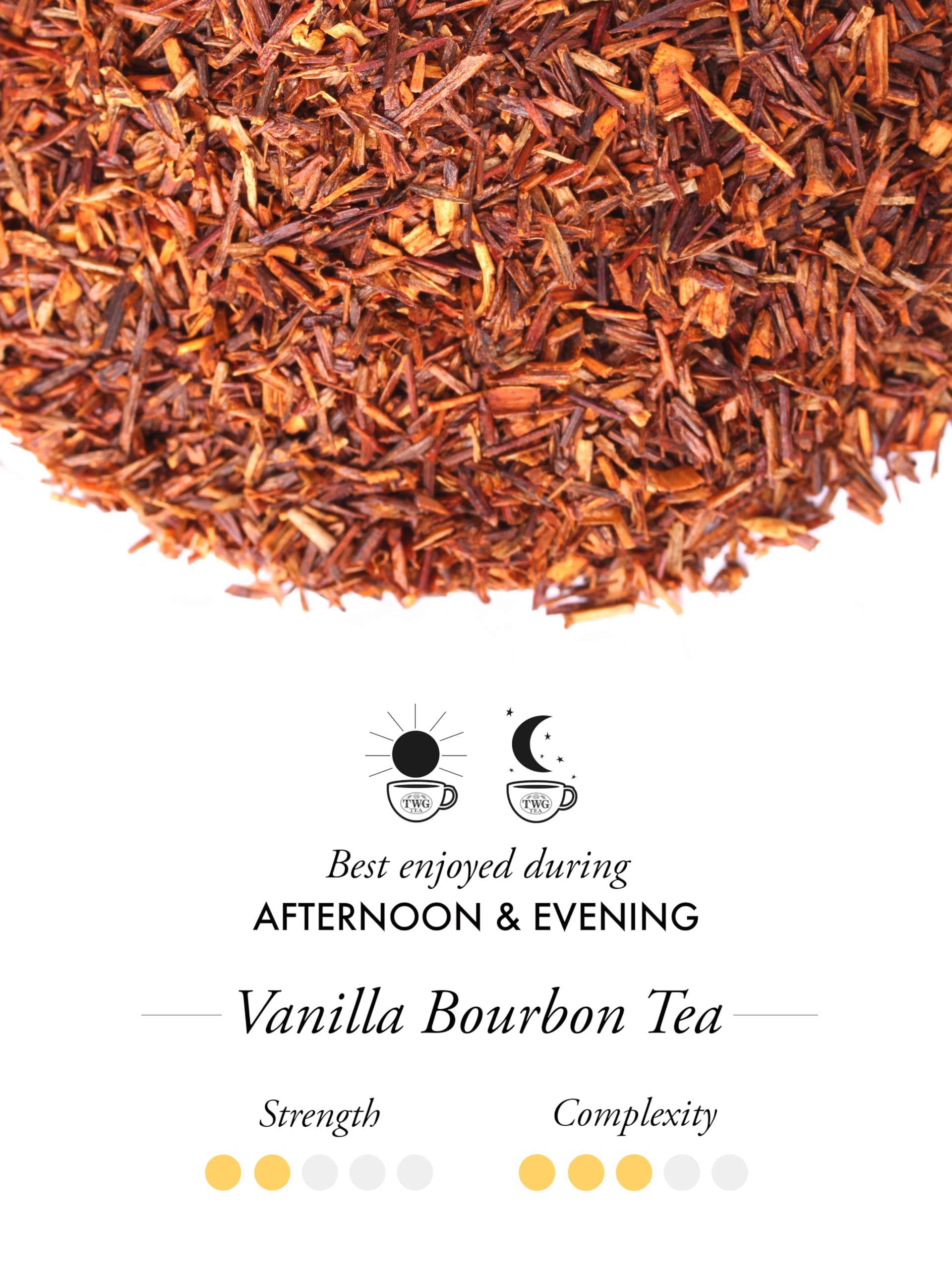 TWG Tea Vanilla Bourbon Tea - Rooibos Herbal Tea | Caffeine-Free | 15 Cotton Teabags 2