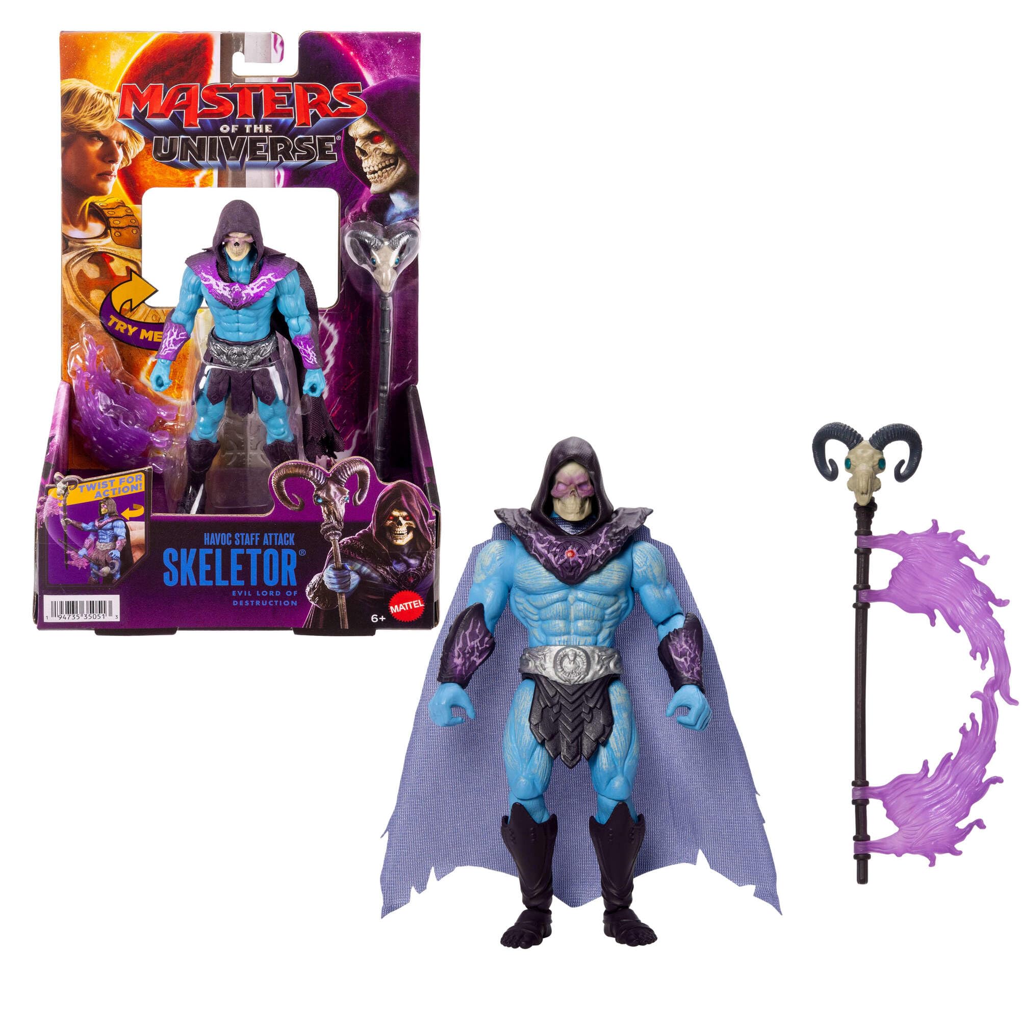 Masters of the Universe Skeletor Havoc Staff Attack Feature Figure | 5.5-inch Movie Inspired | Ages 6+ 1