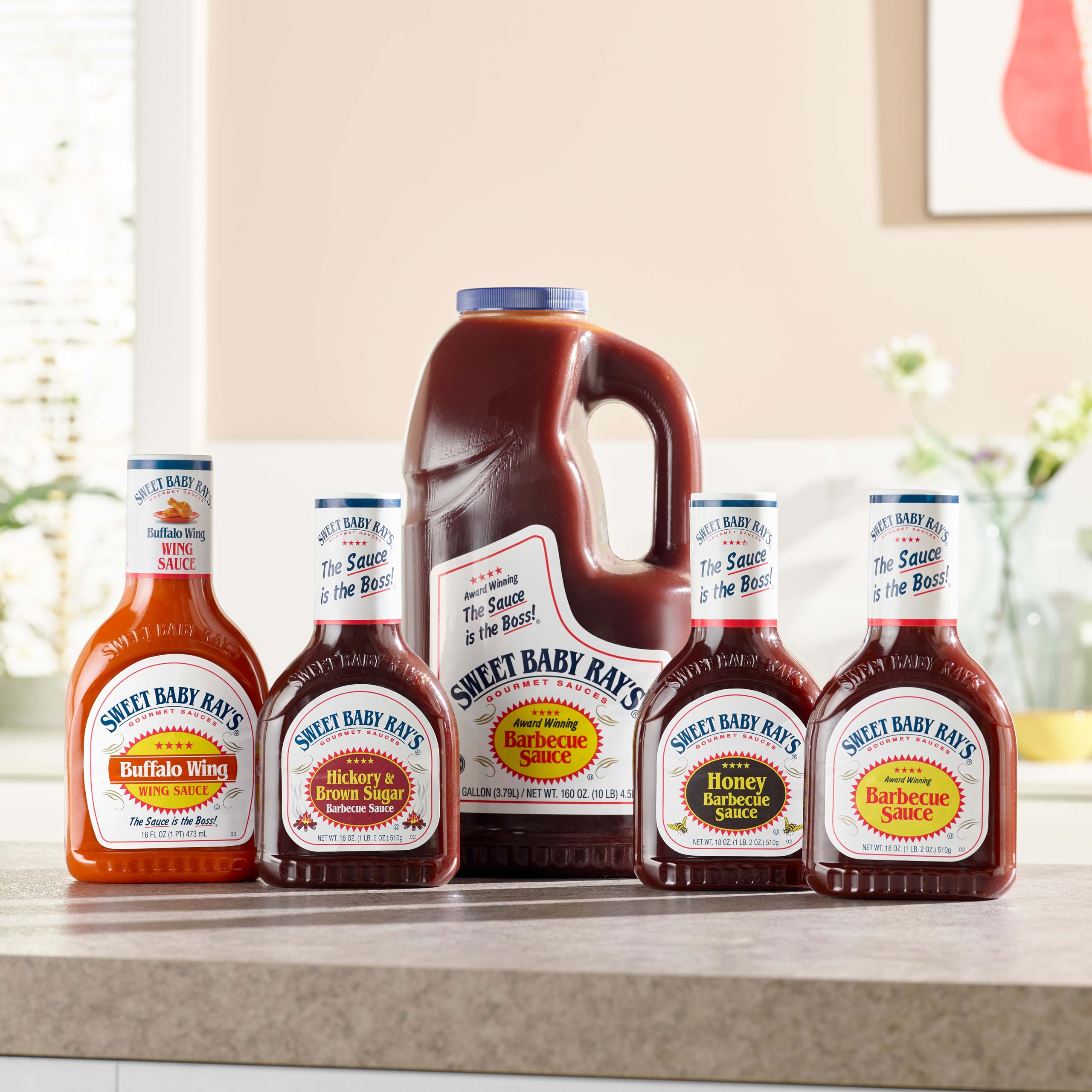 Sweet Baby Ray's Hickory & Brown Sugar Barbecue Sauce - Gluten Free | 18 fl oz | Authentic American BBQ Flavor 4