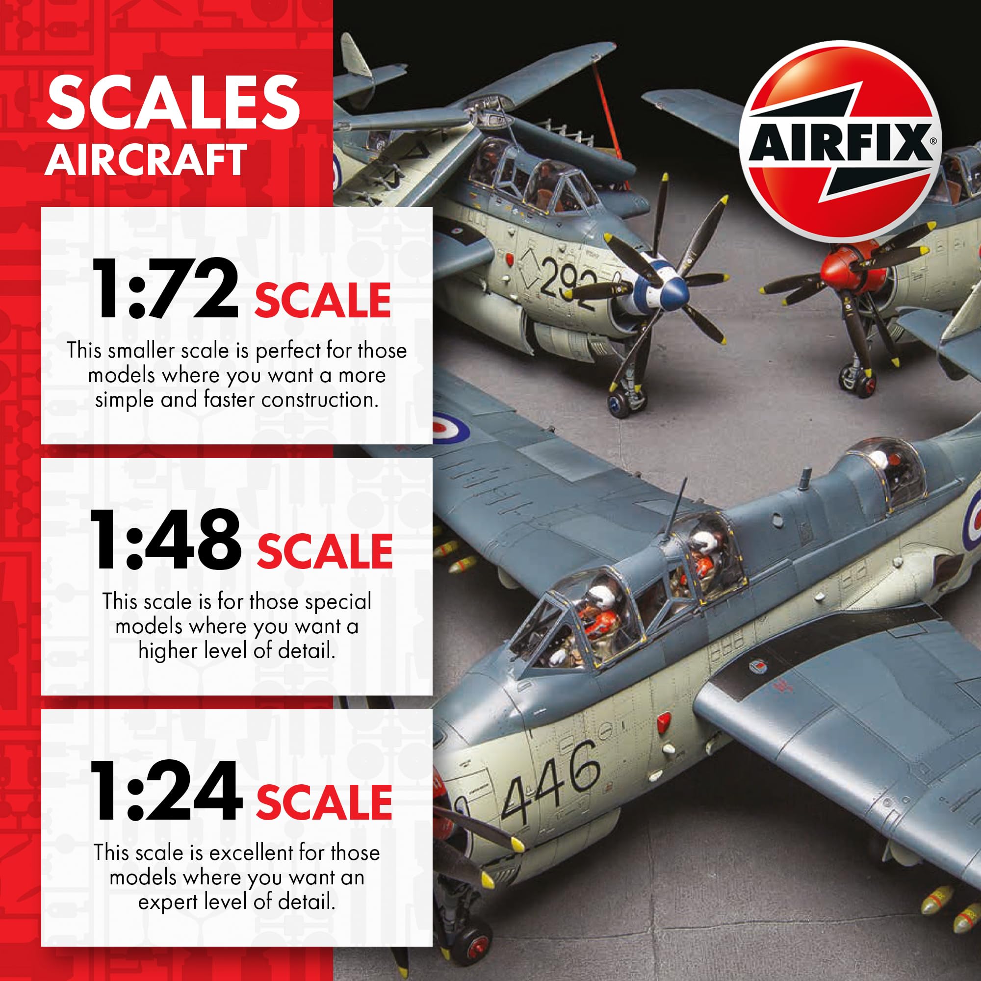 Airfix Supermarine Spitfire Mk.Vc & Bf109F-4 Dogfight Model Kit Set - 1:72 Scale 2
