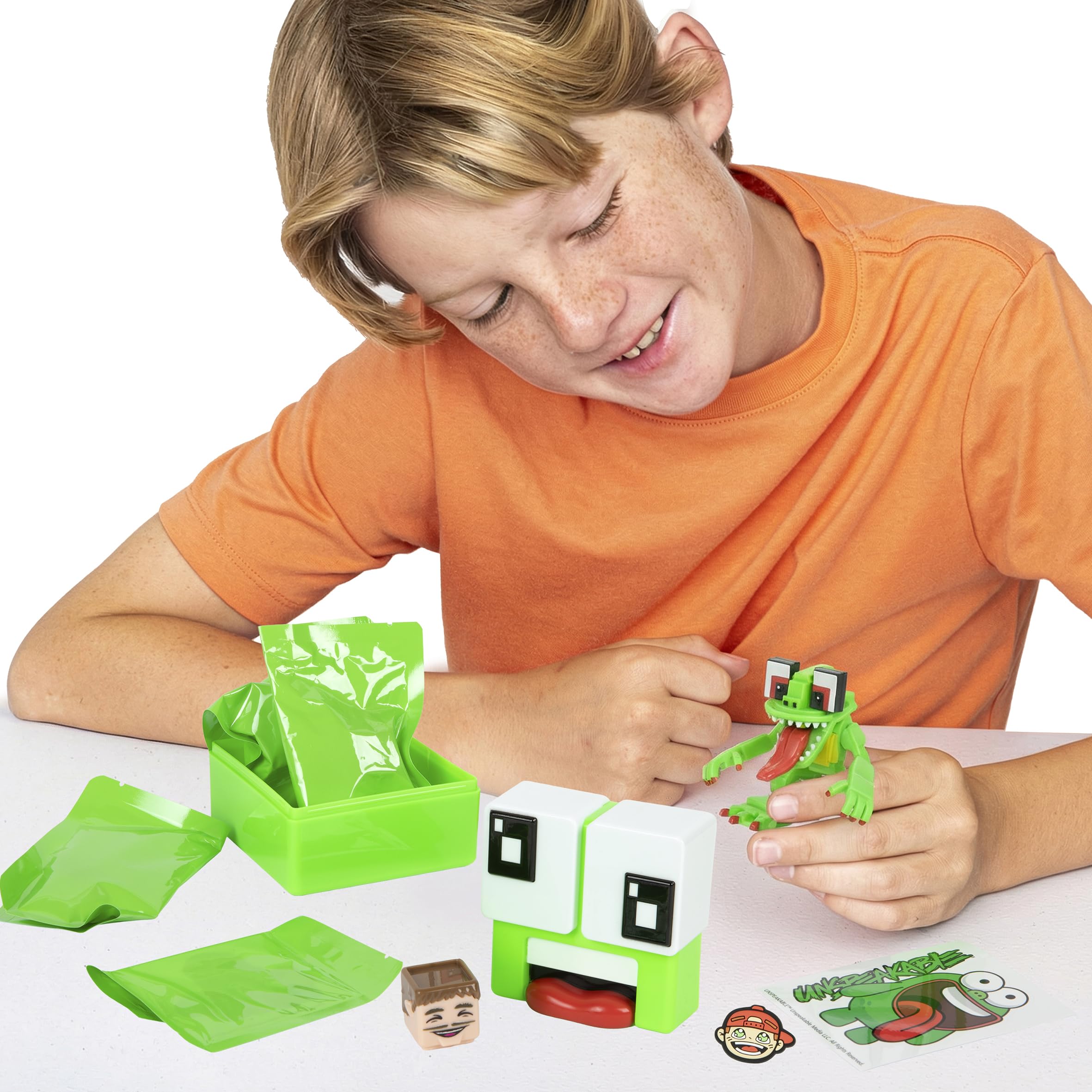 Unspeakable Mystery Capsule Series 1 - Includes Mini Figure, Blok Headz, Shoe Charm, Sticker | Ages 5+ 2