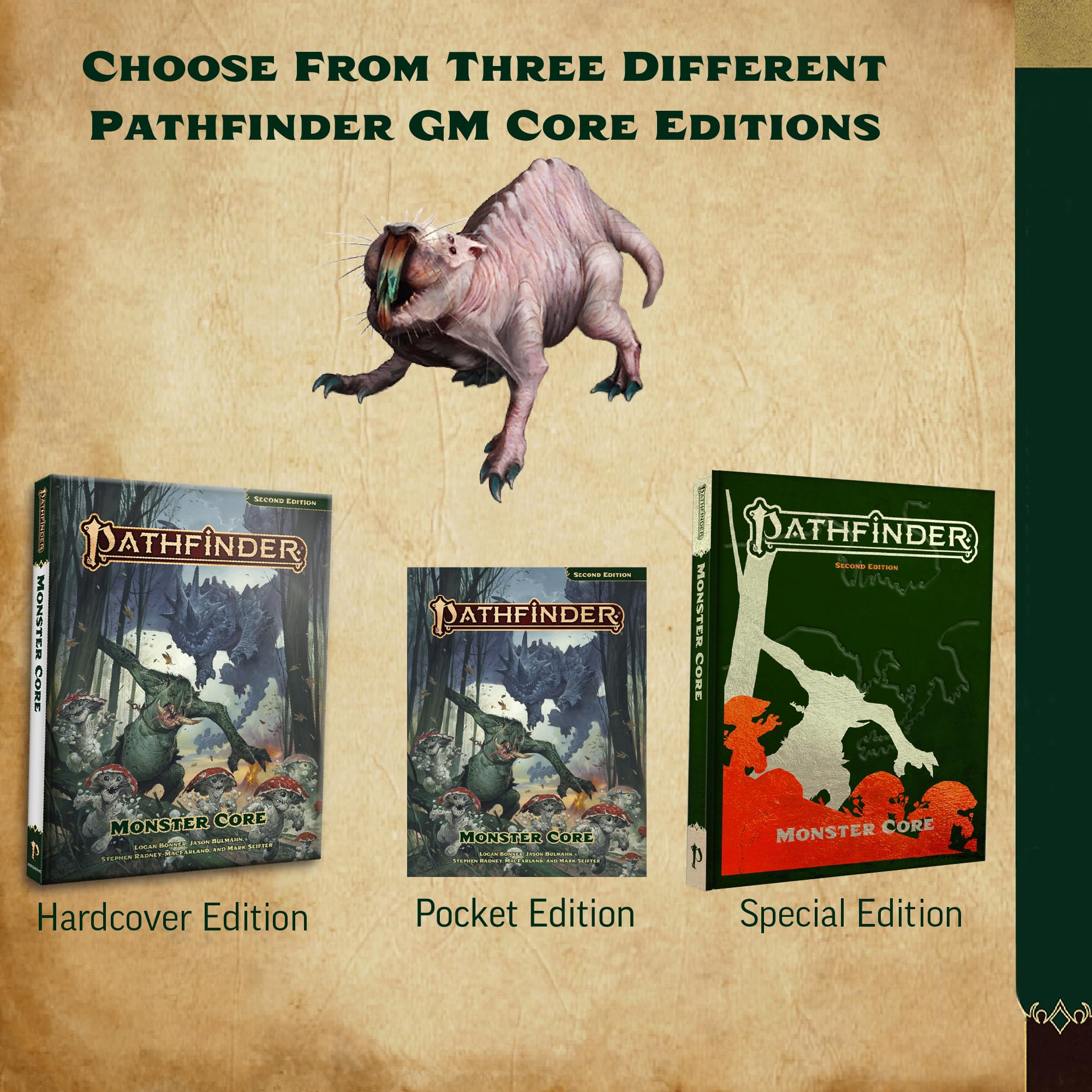 Paizo Pathfinder Monster Core Pocket Edition (P2) RPG Rulebook | 400+ Monsters | Ages 16+ 7