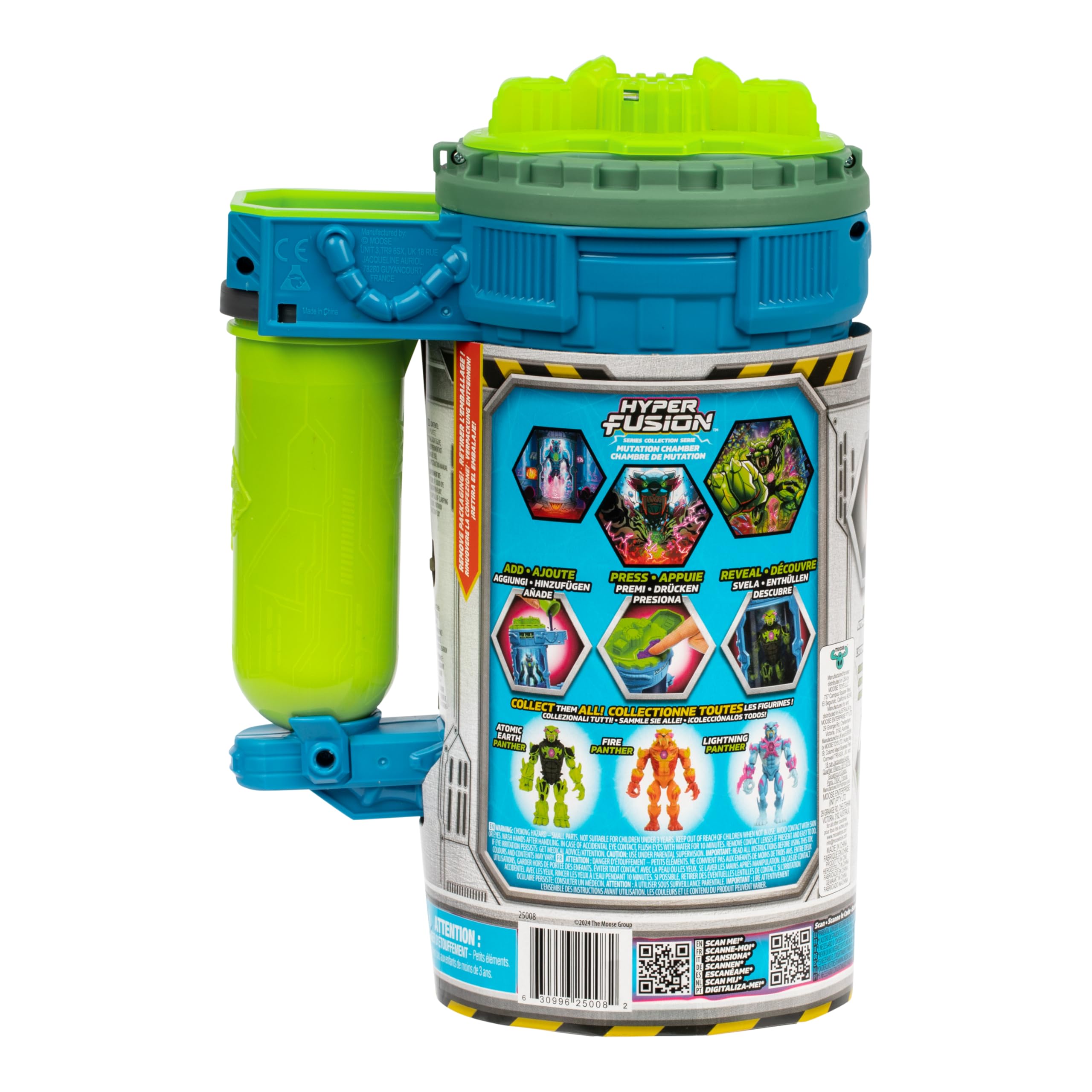 MrBeast Lab Hyper Fusion Mutators - Atomic Earth Panther Action Figure for Kids 5+ 2
