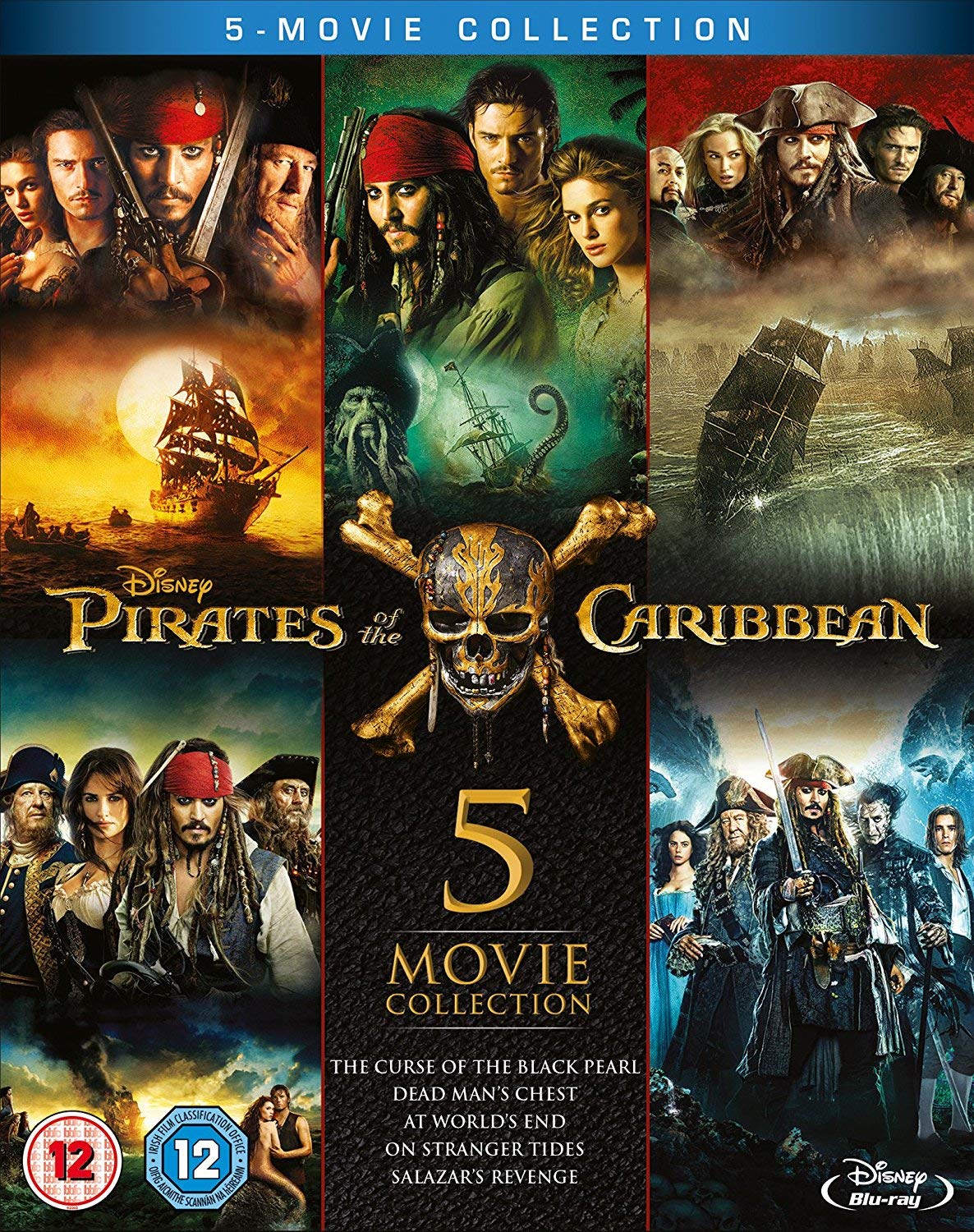 Pirates of the Caribbean Collection (1-5) [Blu-ray] 1