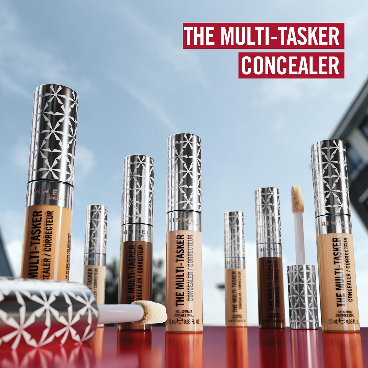 Rimmel The Multi-Tasker Concealer - 24 Hour Wear, Hydrating, High Coverage | Cream | 10 ml 4