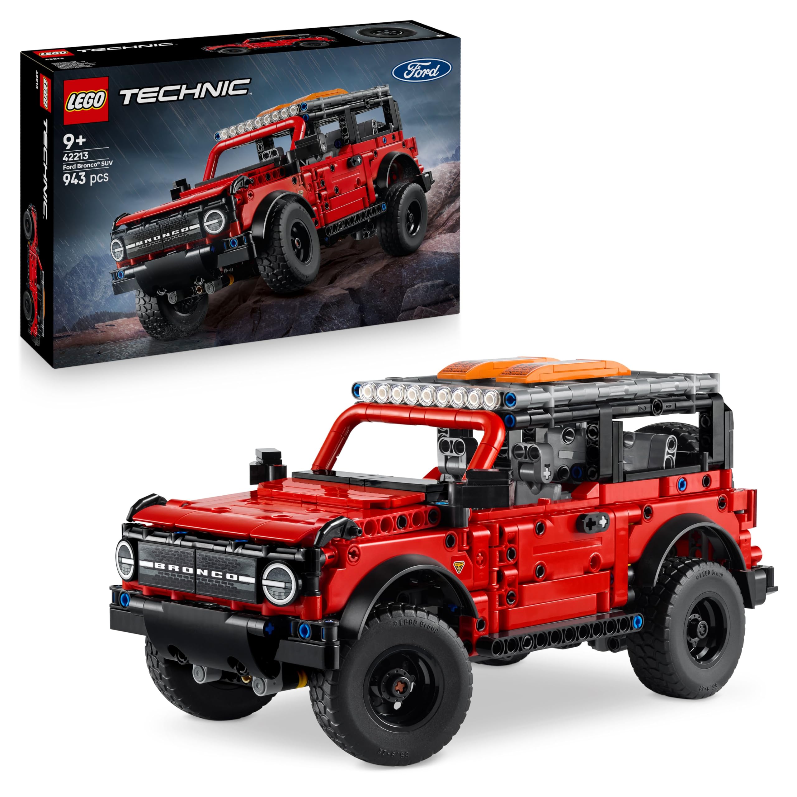 LEGO Technic Ford Bronco SUV Off Road Car Toy 42213 | Ages 9+ | Engineering Set 1