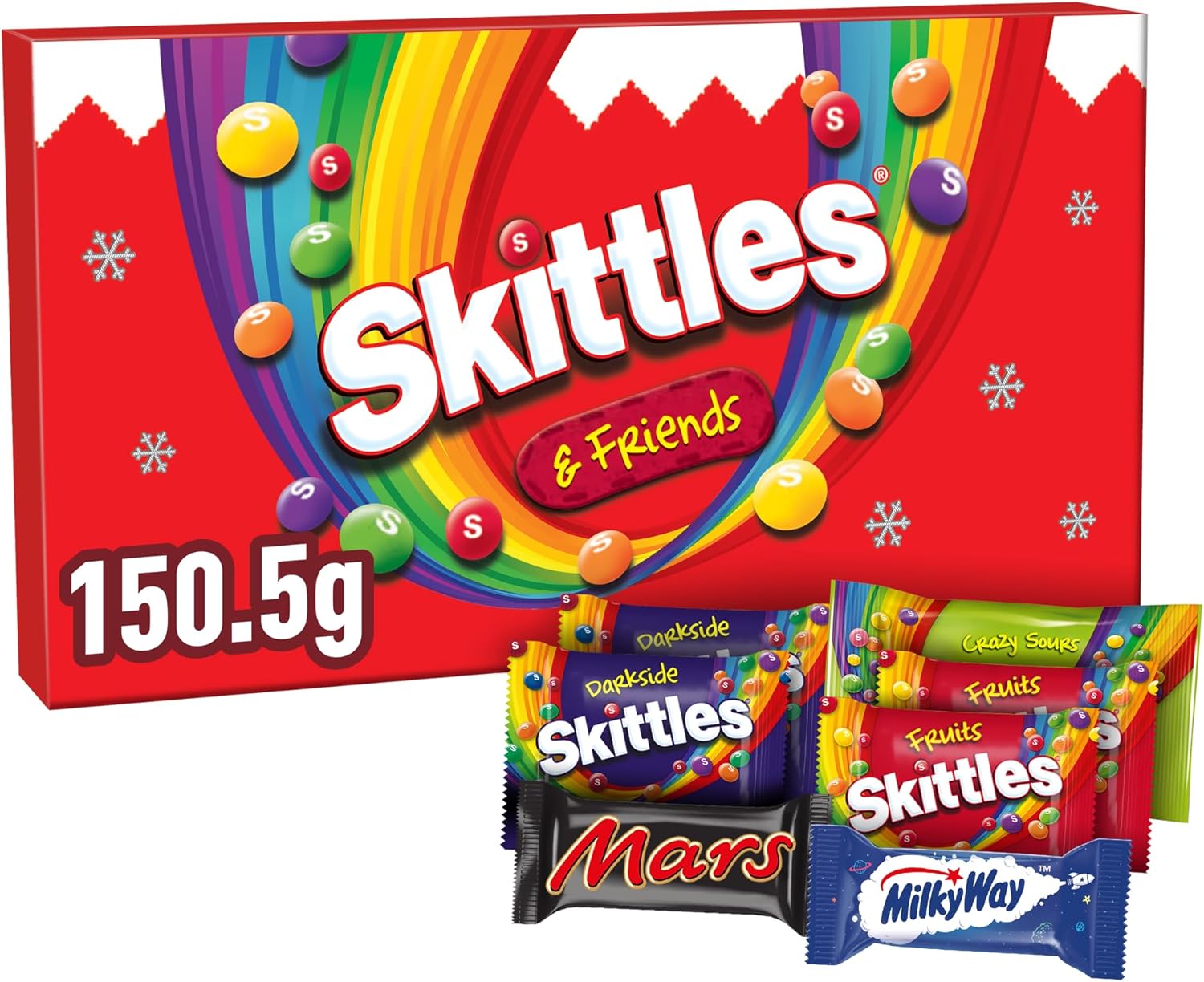 Skittles & Friends Christmas Sweets Selection Gift Box, 105.5g 2