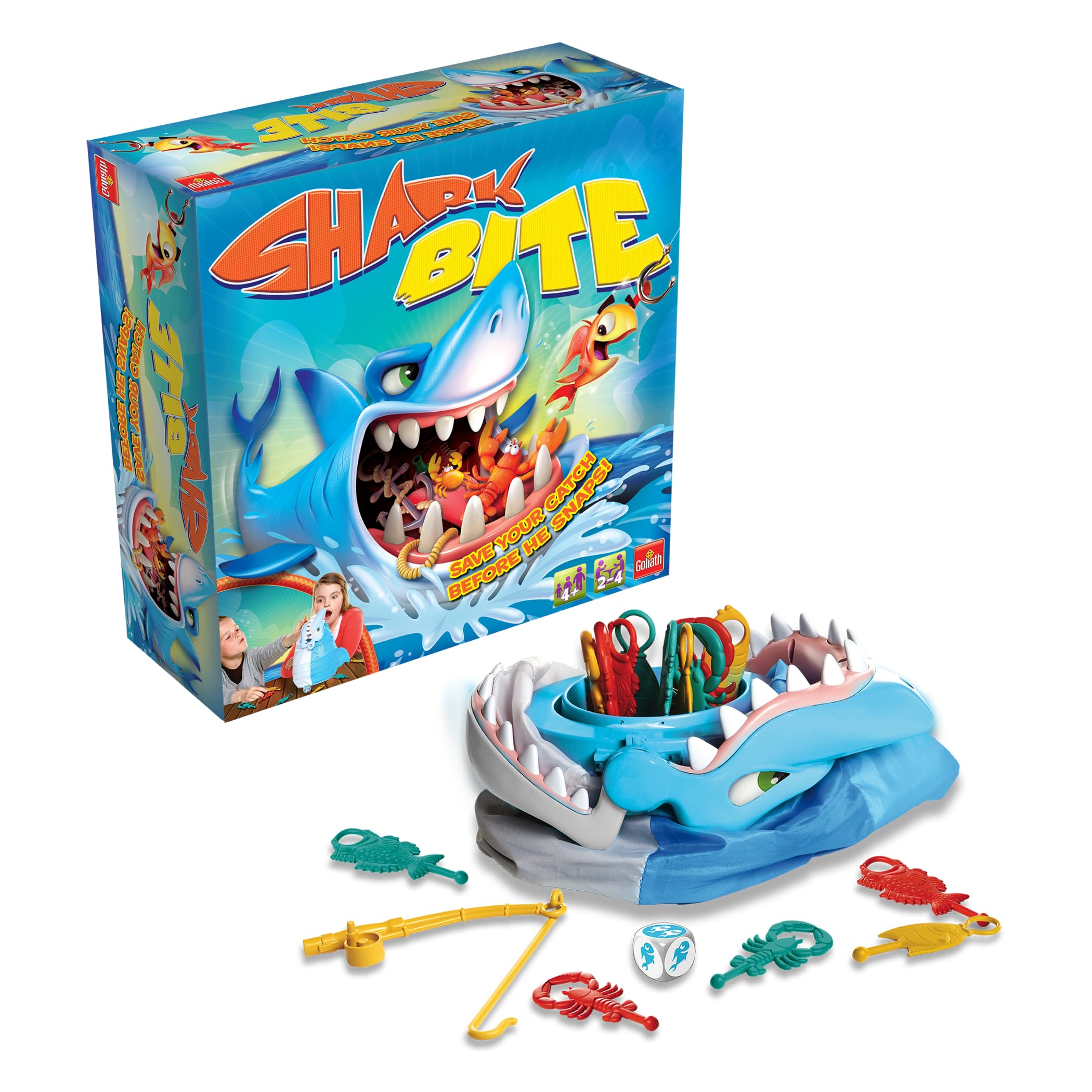 Goliath Shark Bite Board Game | Action & Family Genre | 2-4 Players | Ages 4+