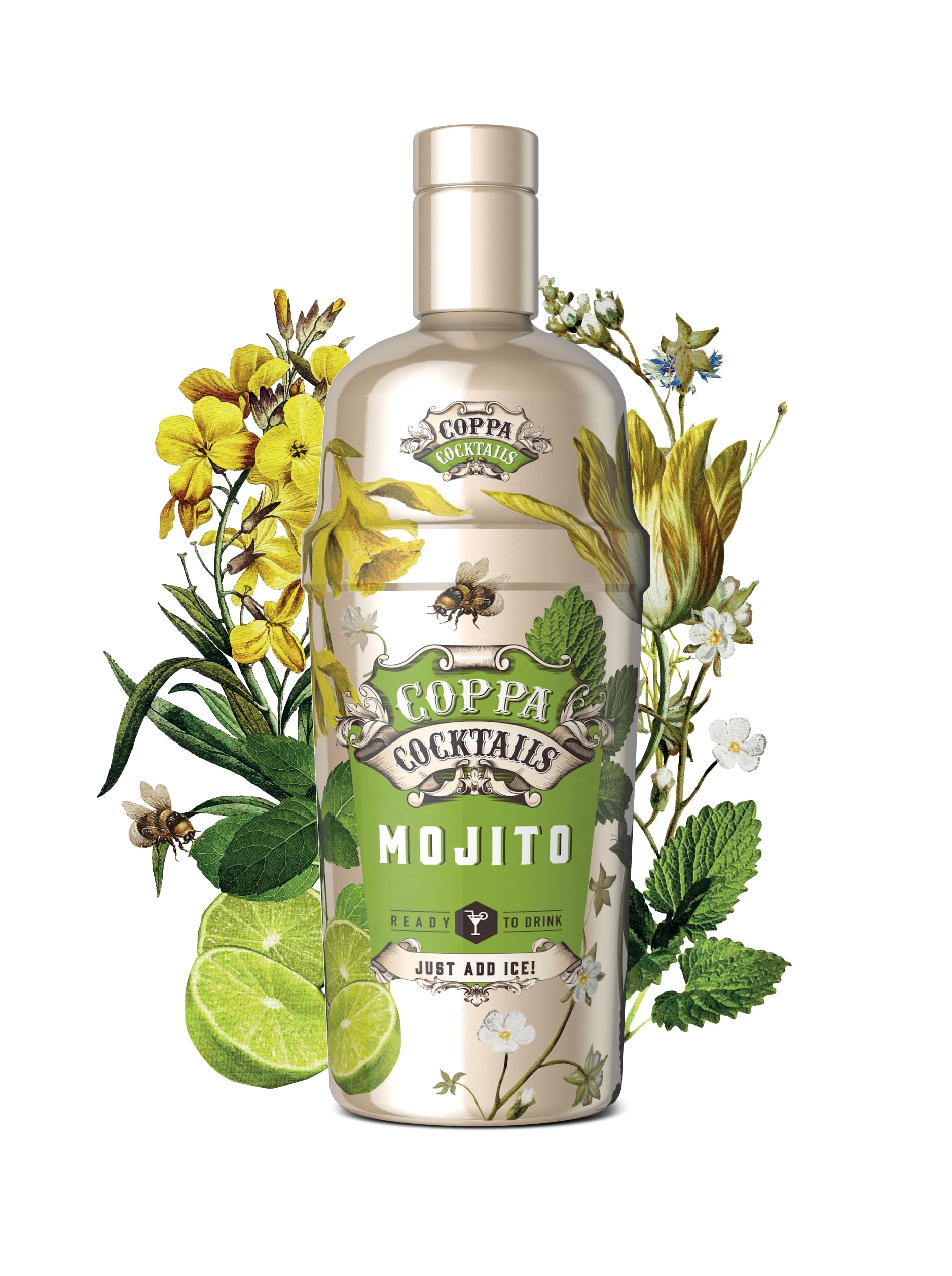 Coppa Cocktails Mojito Ready-to-Drink Cocktail | 10% ABV | 70cl Bottle