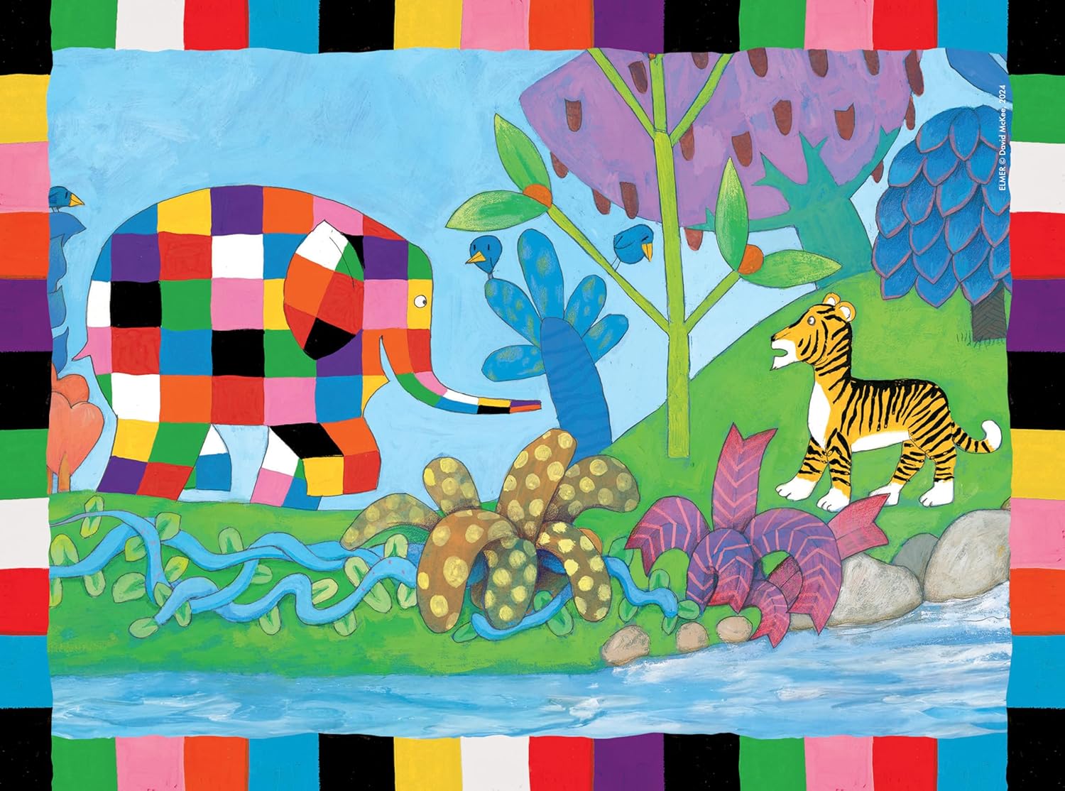 Ravensburger Elmer 4-in-a-Box Jigsaw Puzzle Set for Kids Ages 3 and Up 3