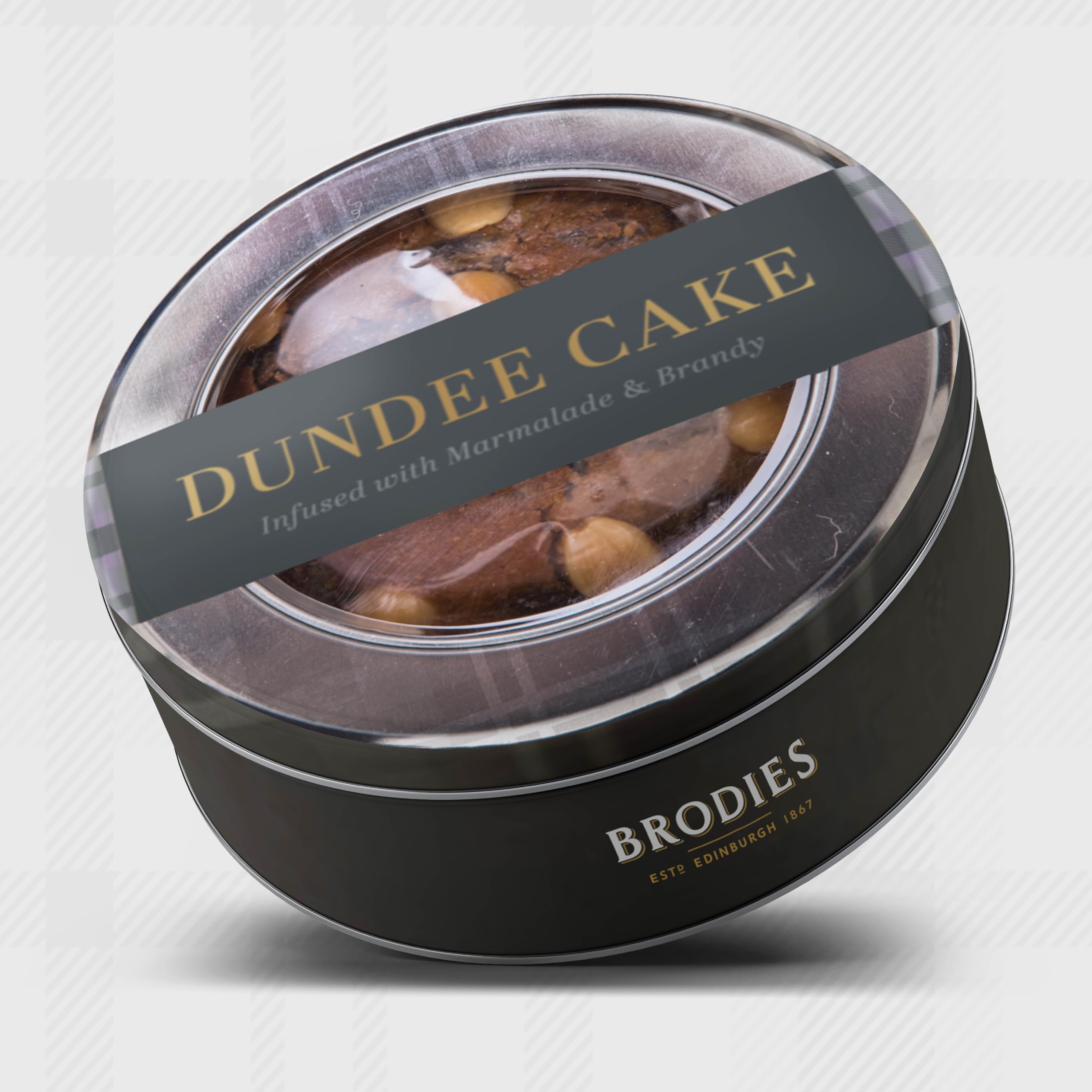 Brodies Dundee Cake - 315g - Handmade Scottish Fruit Cake with Marmalade, Brandy & Almonds 8