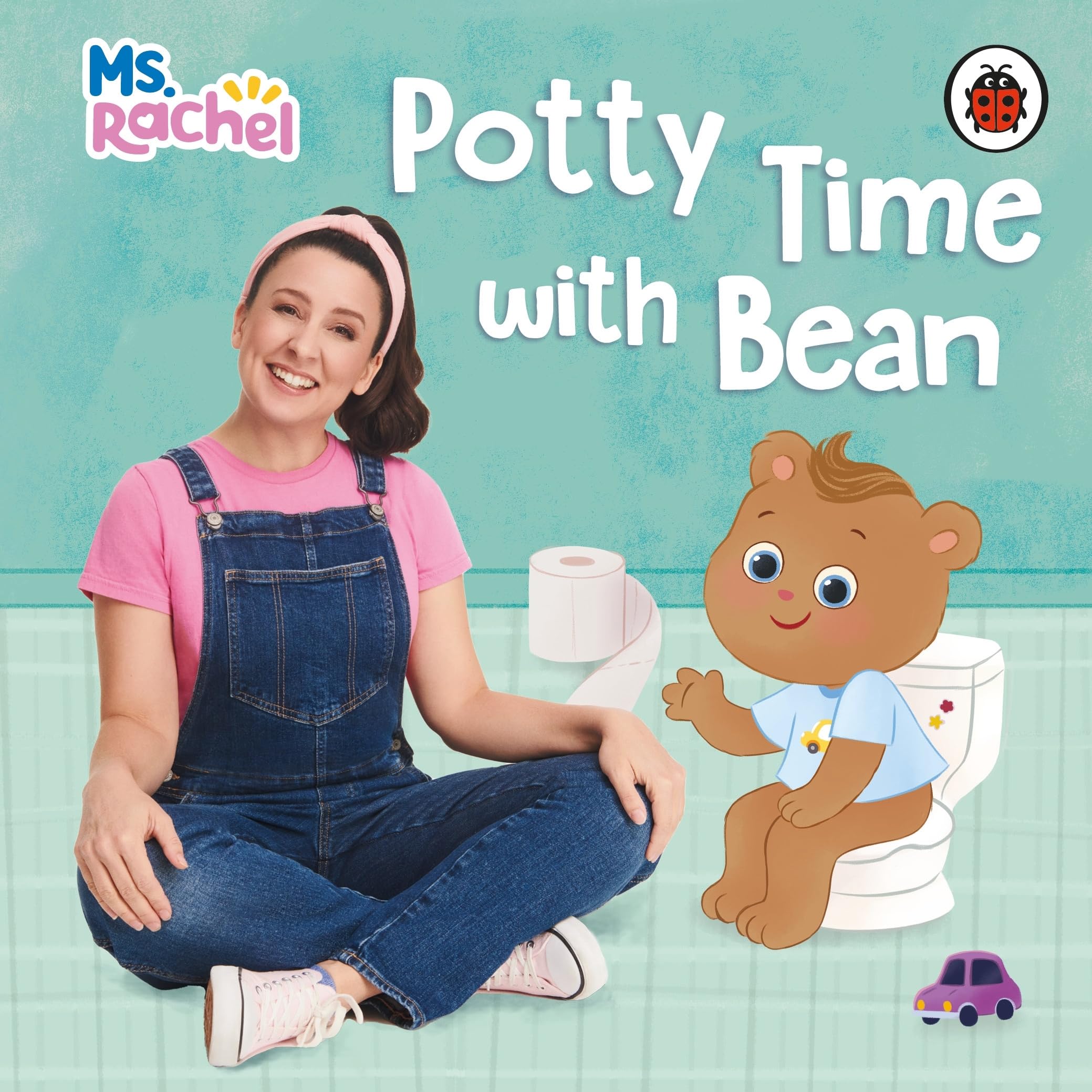 Ladybird Ms Rachel Potty Time with Bean - Toilet Training Board Book for Ages 1-3
