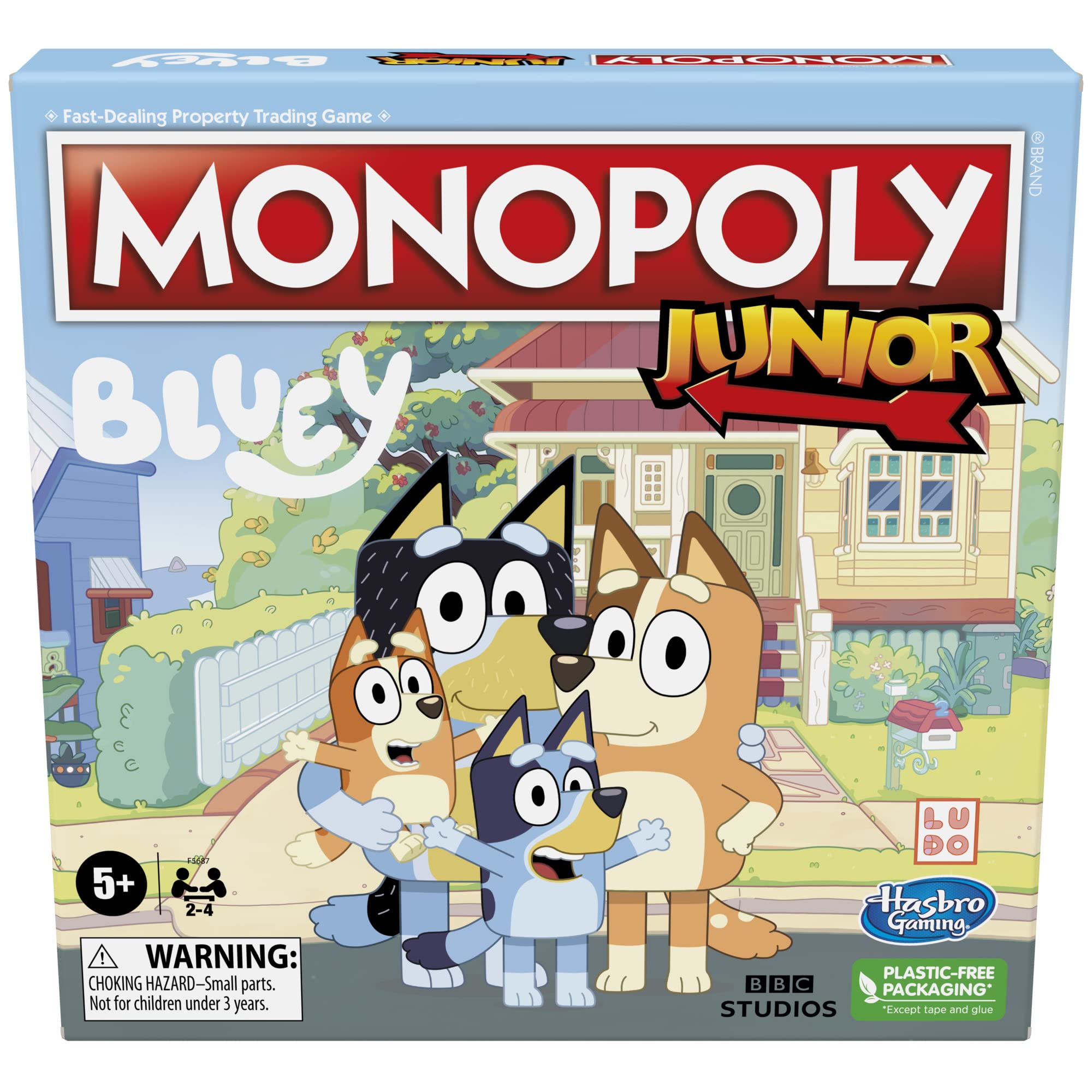Monopoly Junior Board Game: Bluey Edition | Ages 5+ | 2-4 Players 1