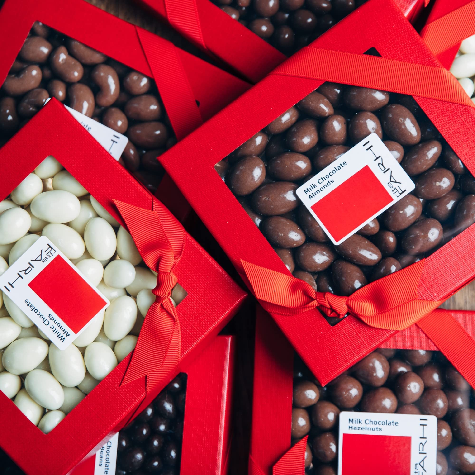 Rita Farhi Milk Chocolate Coated Hazelnuts Luxury Gift Box 200g - Palm Oil Free 8