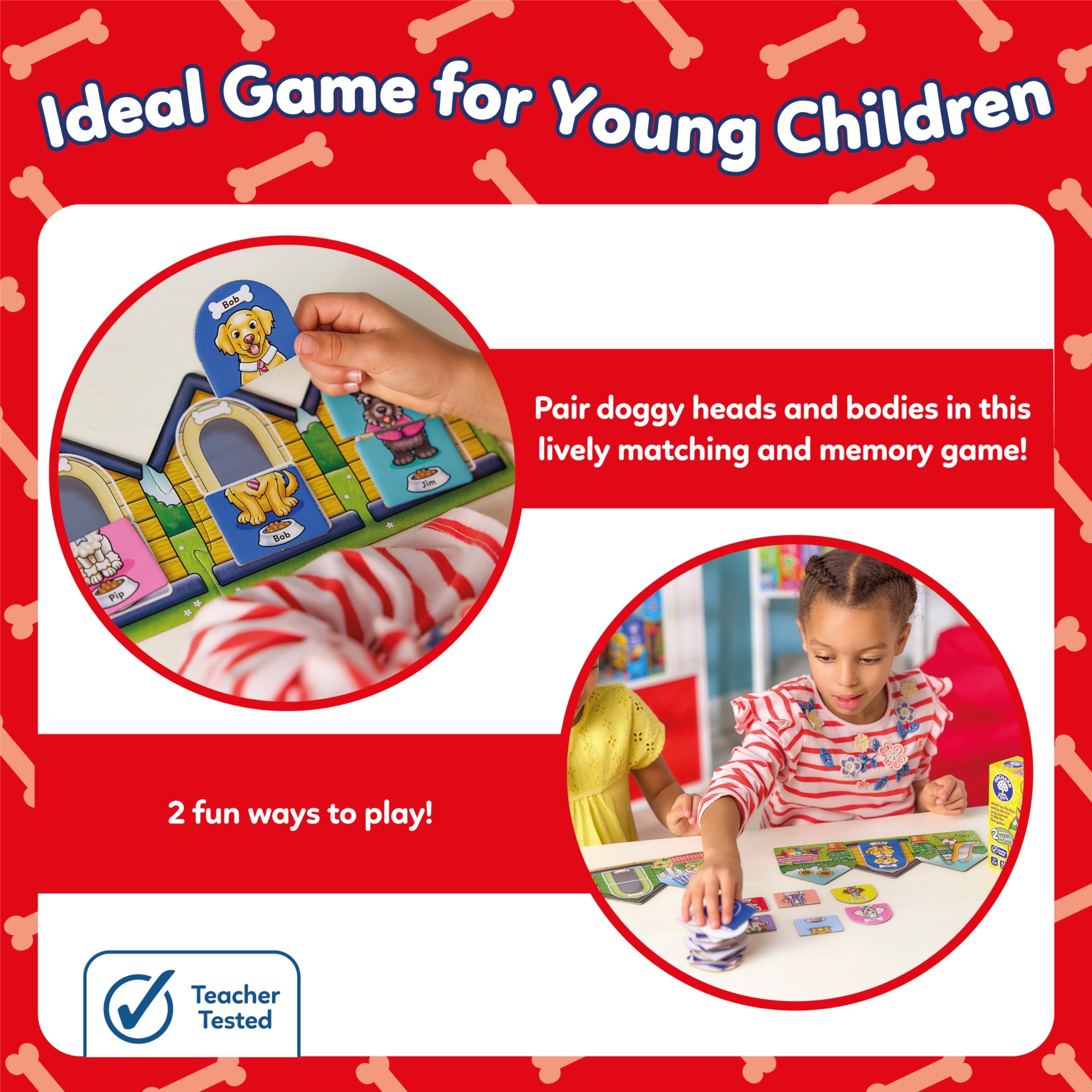 Orchard Toys Doggy Doggy Woof Woof! Matching and Memory Game for Ages 2-6 | 2-4 Players 3