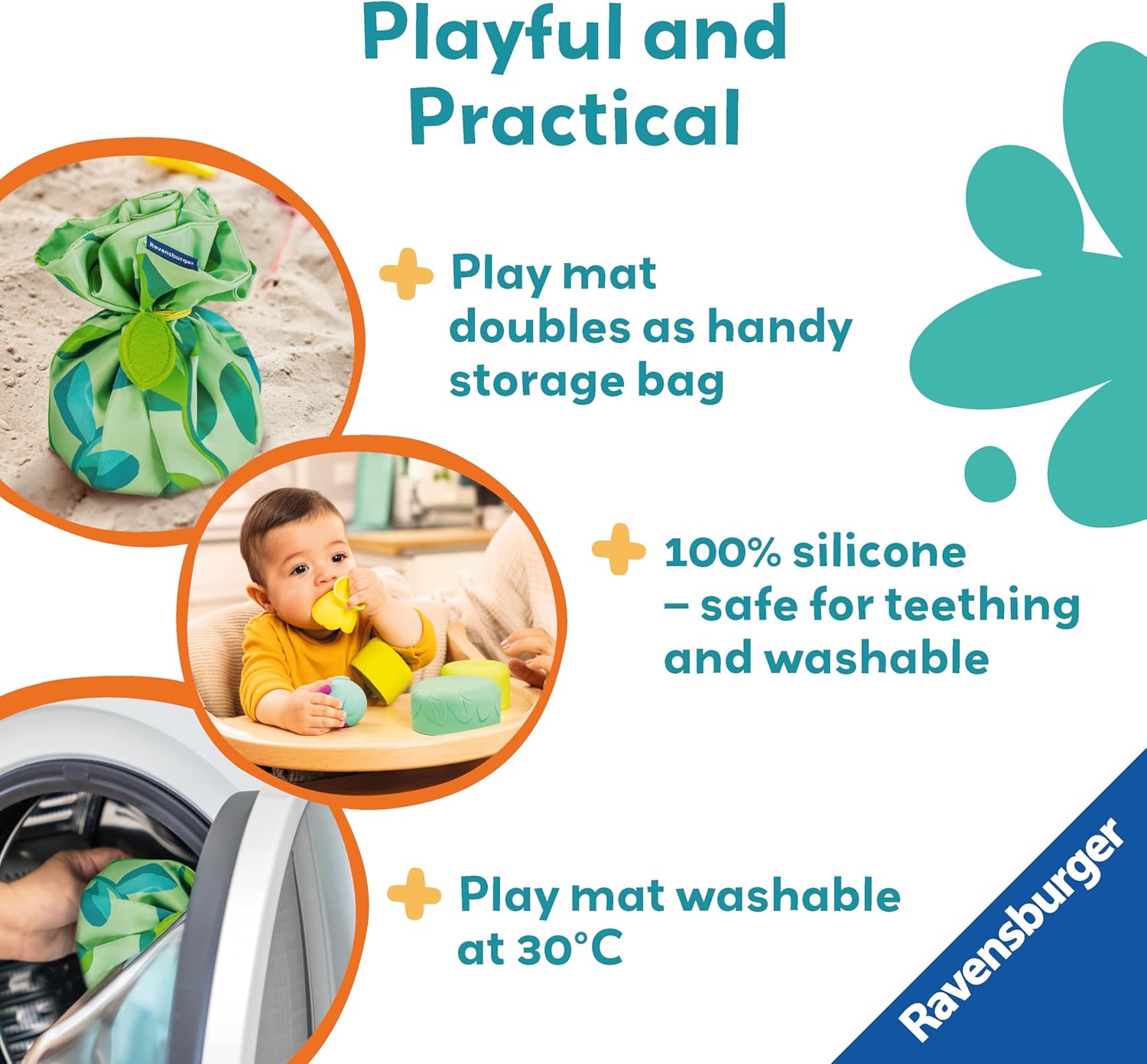 Ravensburger Play+ 3-in-1 Bird's Nest Stacking Cups - Baby Toys for 6 Months and Up 4