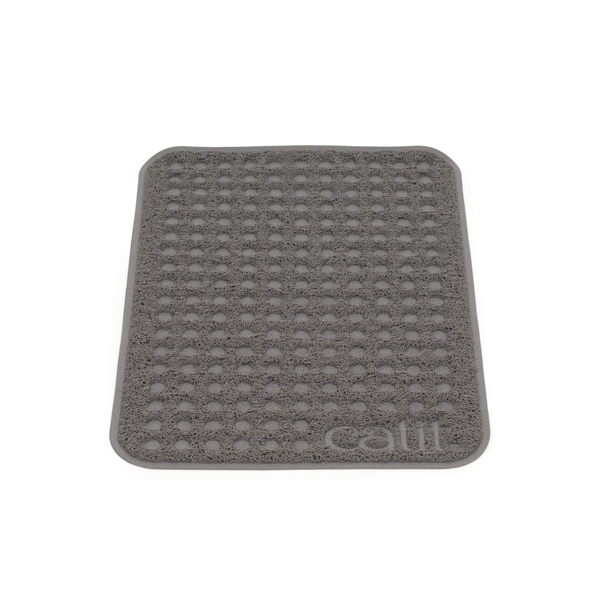 Catit Litter Mat - Soft Grippy Surface for Litter Containment | 40 x 60 cm | Gray 1