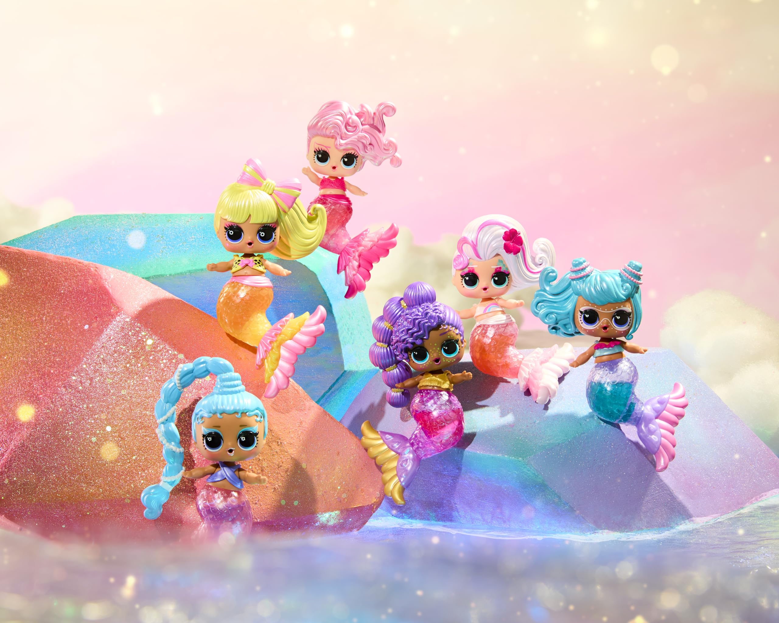 L.O.L. Surprise! Mermaids Makeover Magic Tots Doll - DIY Wearable Lip Gloss | Ages 3+ 3