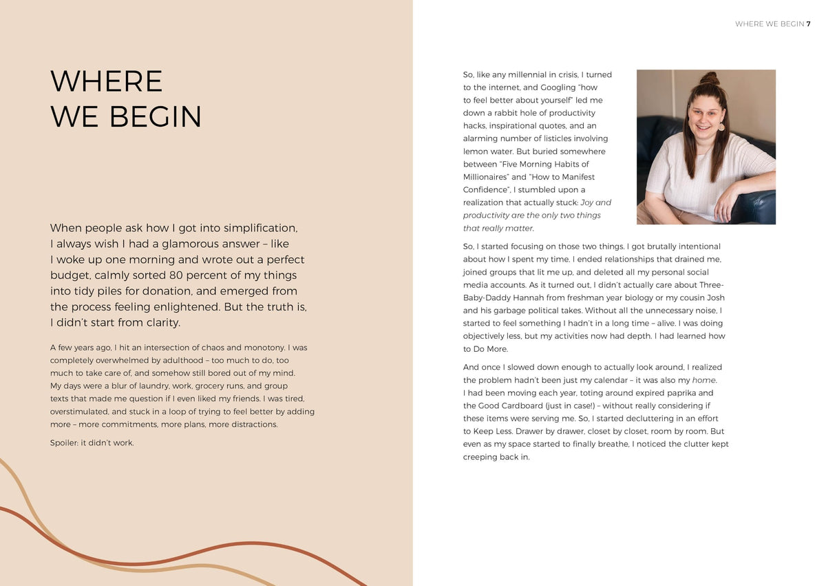 Abigail Roe Buy Less, Keep Less, Do More - Simplify Your Life | Self Help Book | Paperback