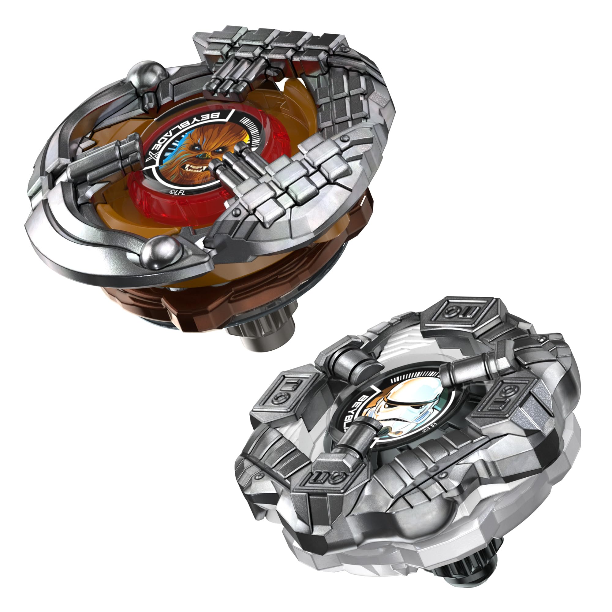Hasbro Beyblade X Star Wars Collab - Chewbacca 4-80LF vs Stormtrooper 5-70B Battling Tops Set 4