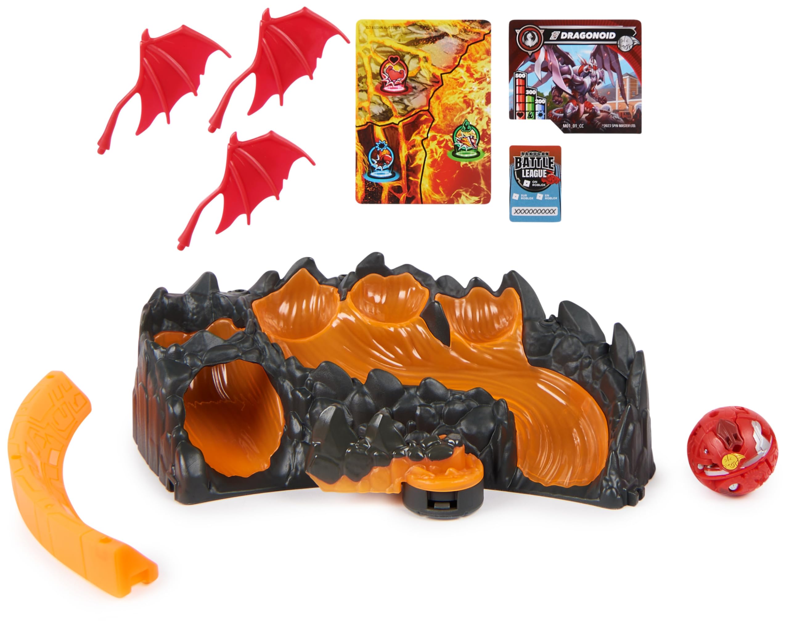 BAKUGAN Training Set with Titanium Dragonoid - Dragon Clan Theme | Ages 6+ | Includes Cards & Tokens 4