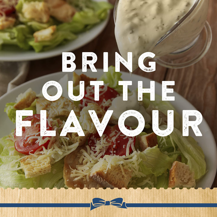 Hellmann's Real Caesar Salad Dressing & Dip - Creamy Tangy Dressing with Italian Cheese & Garlic, 460g