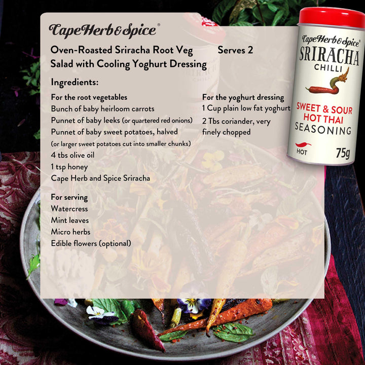 Cape Herb & Spice - Sriracha Chilli Sweet & Sour Hot Thai Seasoning Condiment