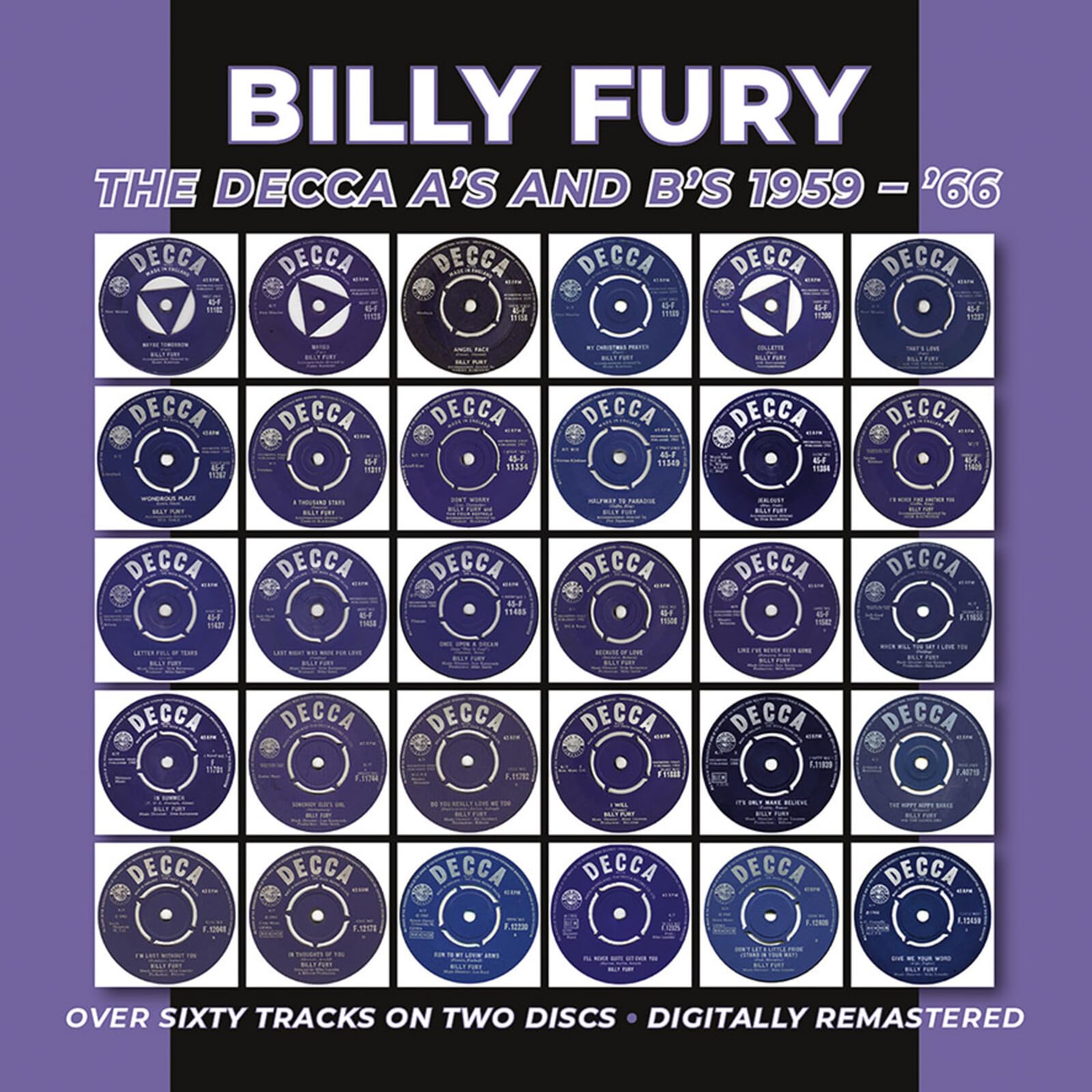 Billy Fury - The Decca A's and B's 1959 - '66 [2 CD]