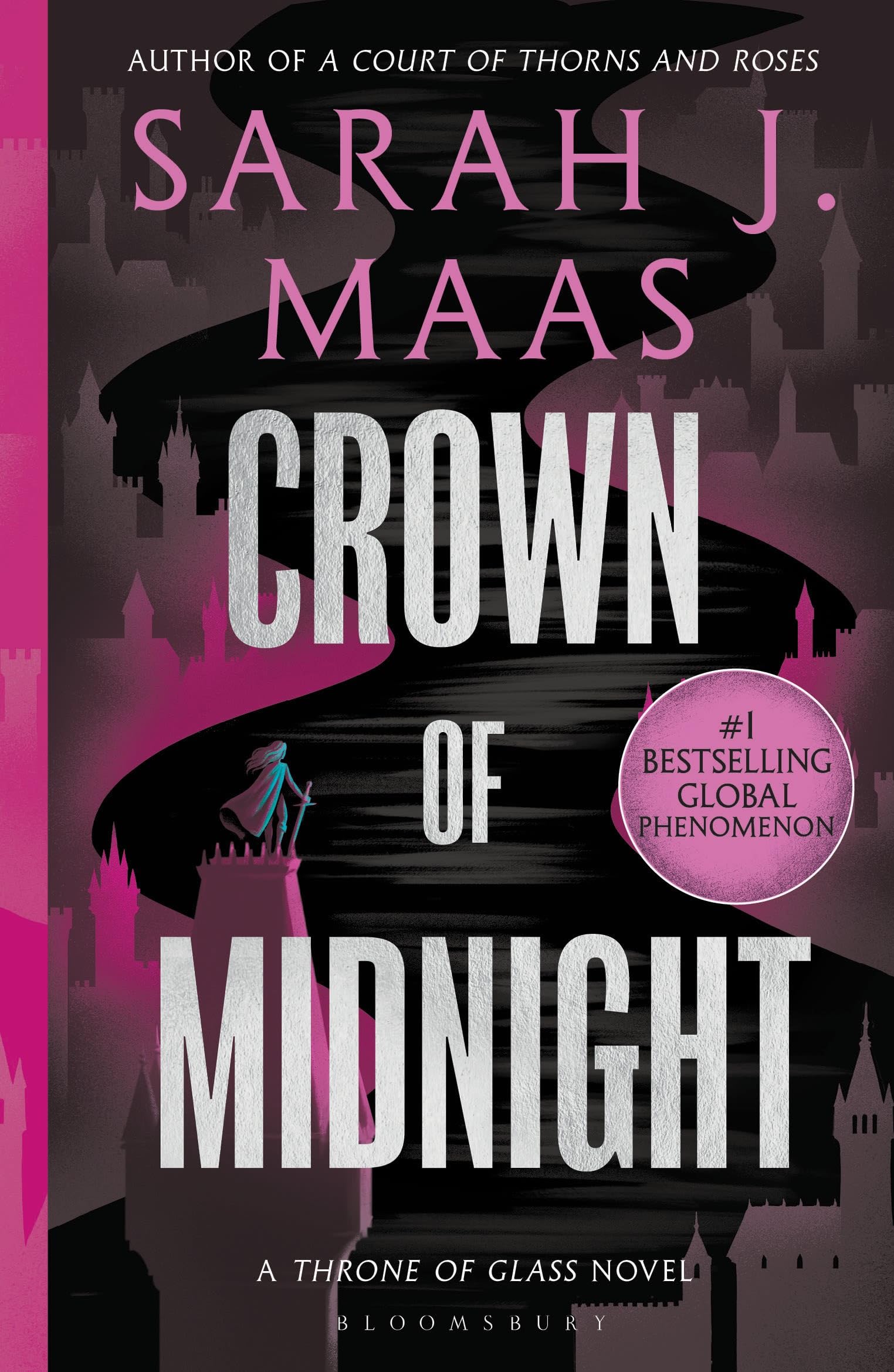 Bloomsbury Crown of Midnight (Throne of Glass, Book 2) by Sarah J. Maas | Paperback