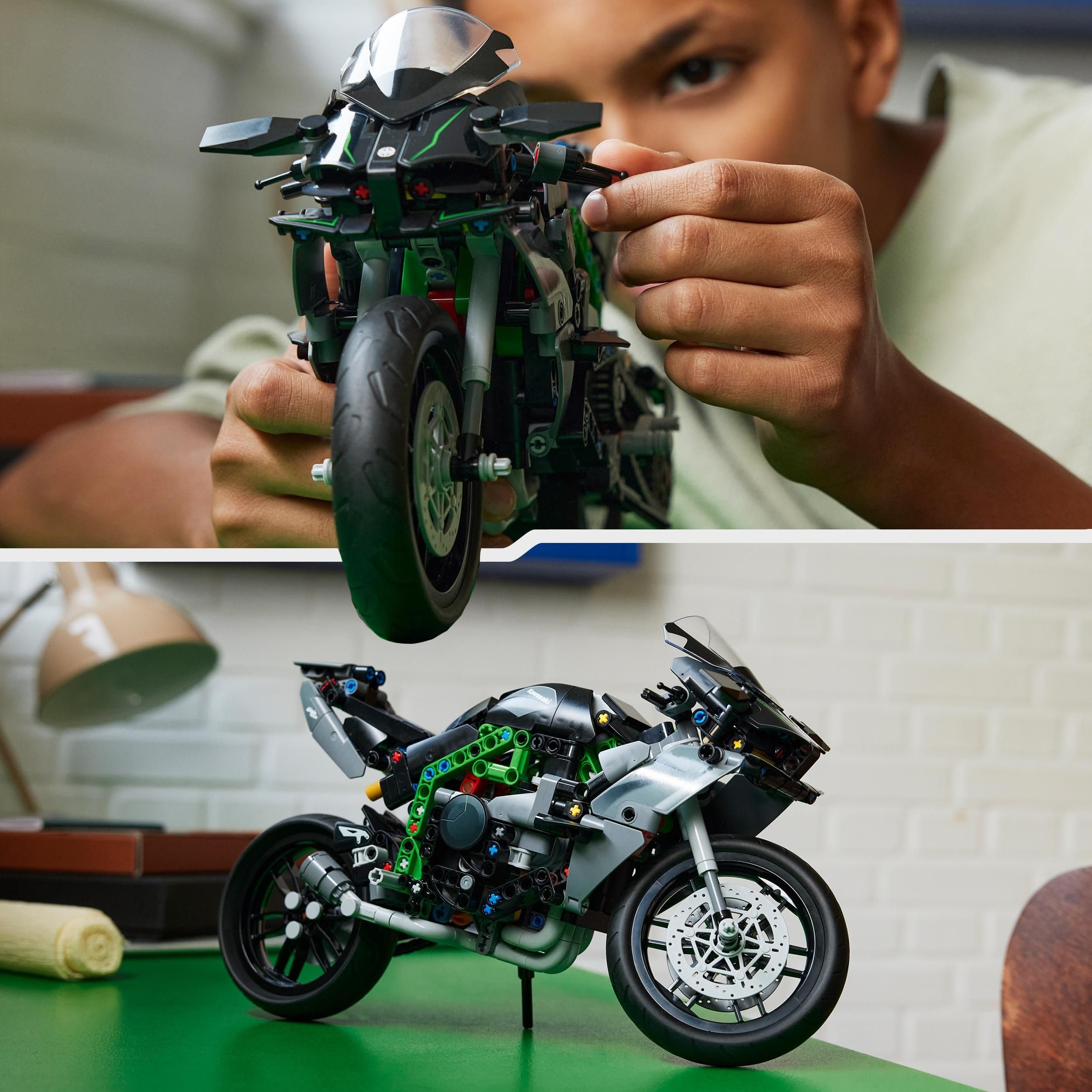 LEGO Technic 42170 Kawasaki Ninja H2R Motorcycle Model Kit | 1:8 Scale | Ages 10+ 5