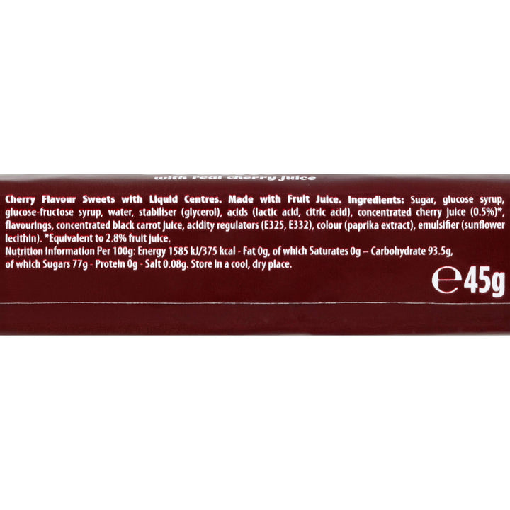 Halls Soothers Real Cherry Juice Sweets, 45g