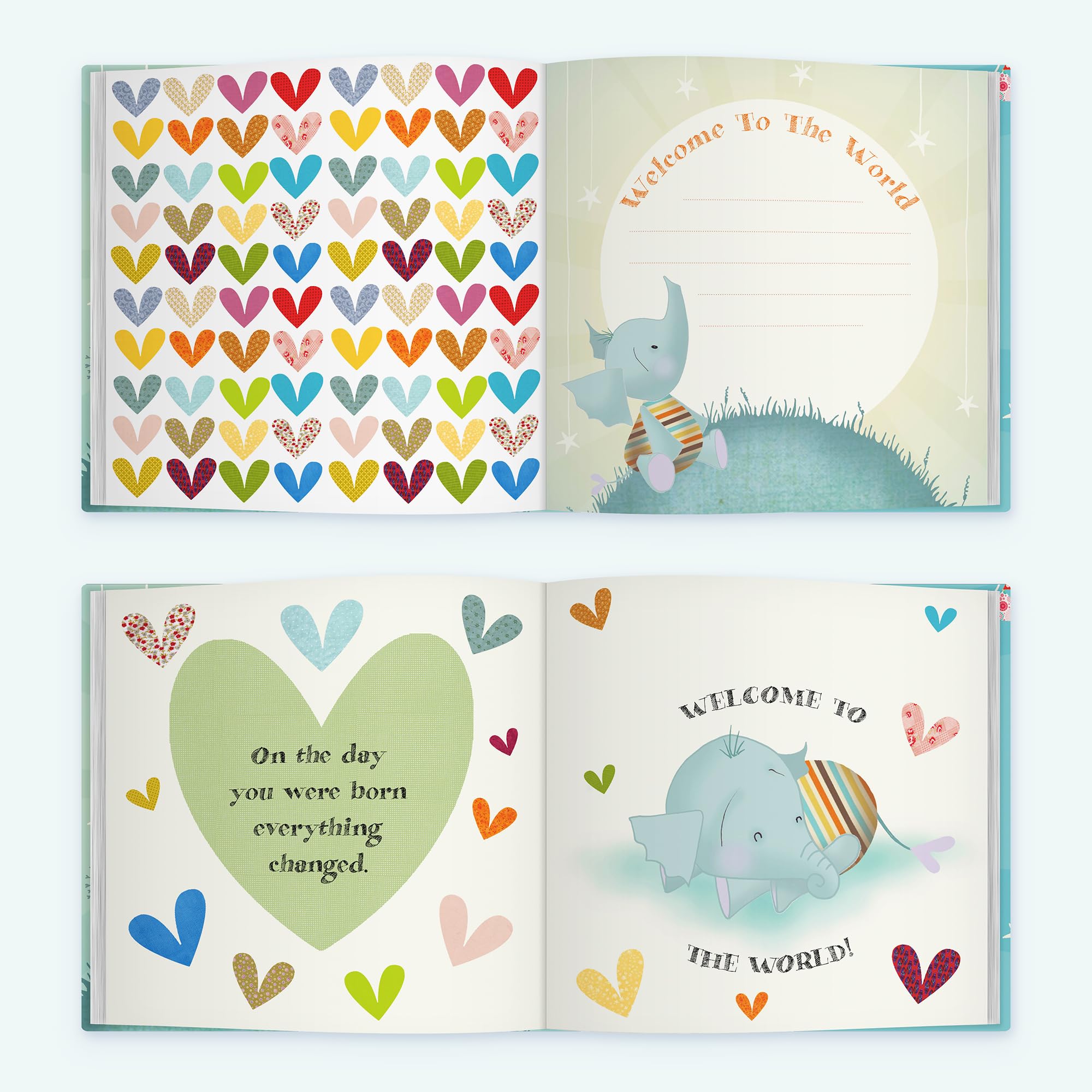 FROM YOU TO ME Welcome to the World Keepsake Gift Book for New Baby | Hardcover | 32 Pages 2