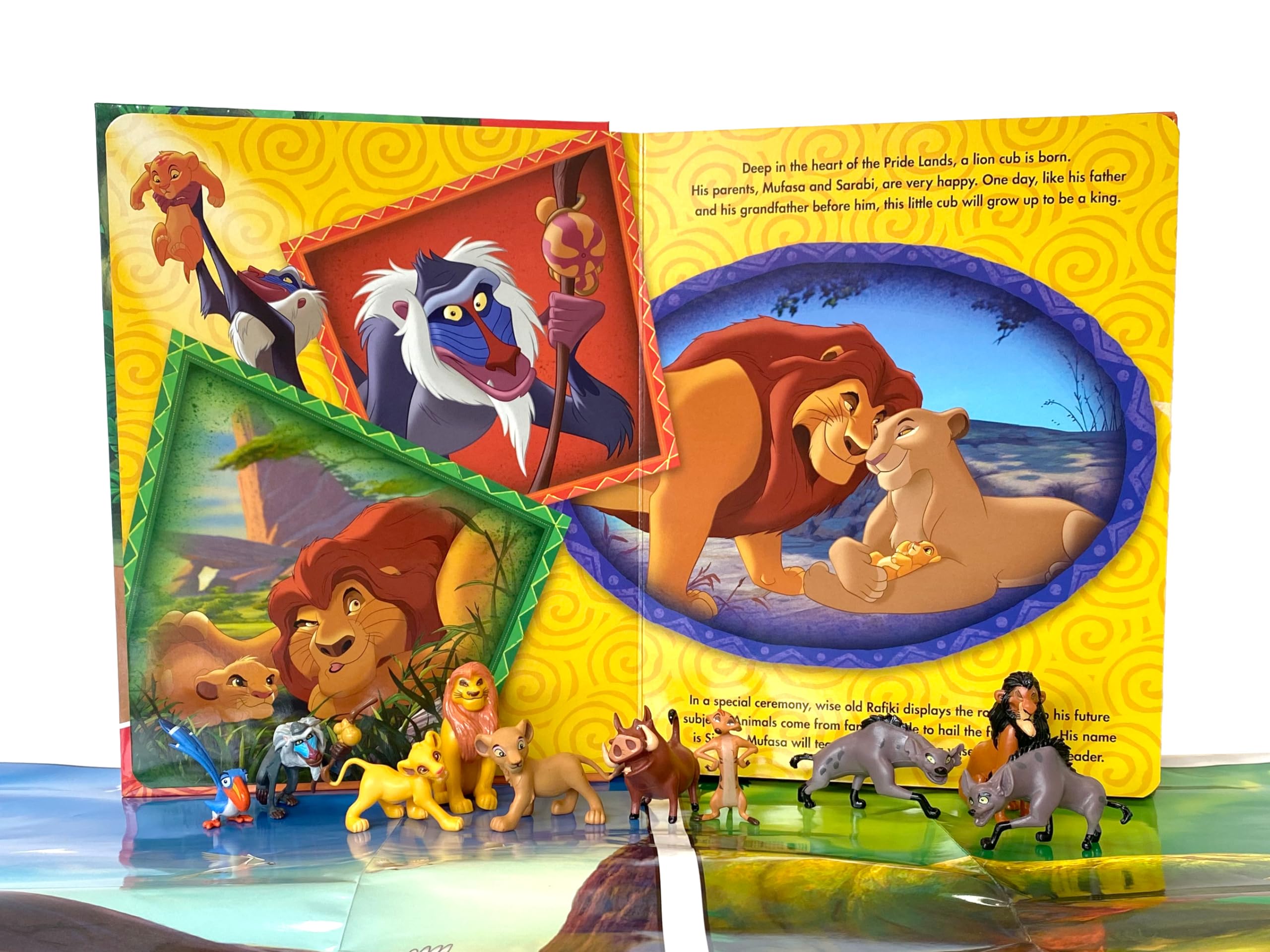 Phidal Disney Lion King My Busy Books - Storybook, 10 Figurines, Playmat | Kids Edition 5