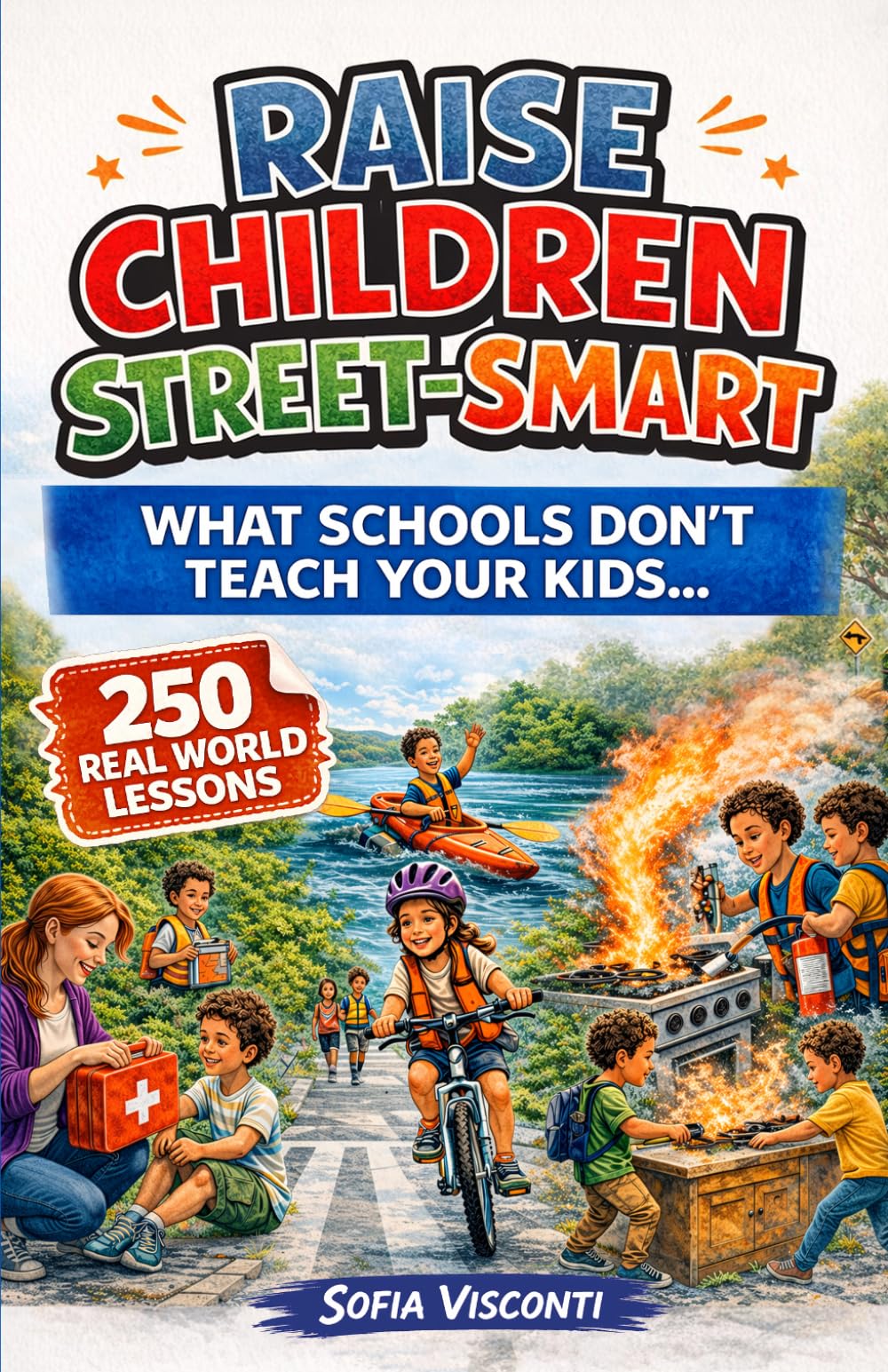 Sofia Visconti - Raise Children Street-Smart: What Schools Don't Teach Your Kids | 250 Lessons | Paperback 1