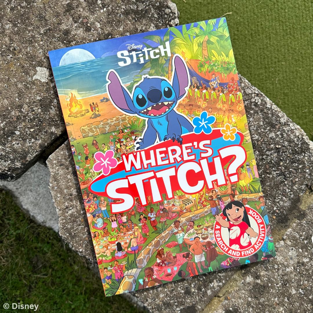 Studio Press Where's Stitch?: A Disney Search-and-Find Activity Book | Paperback | English 6