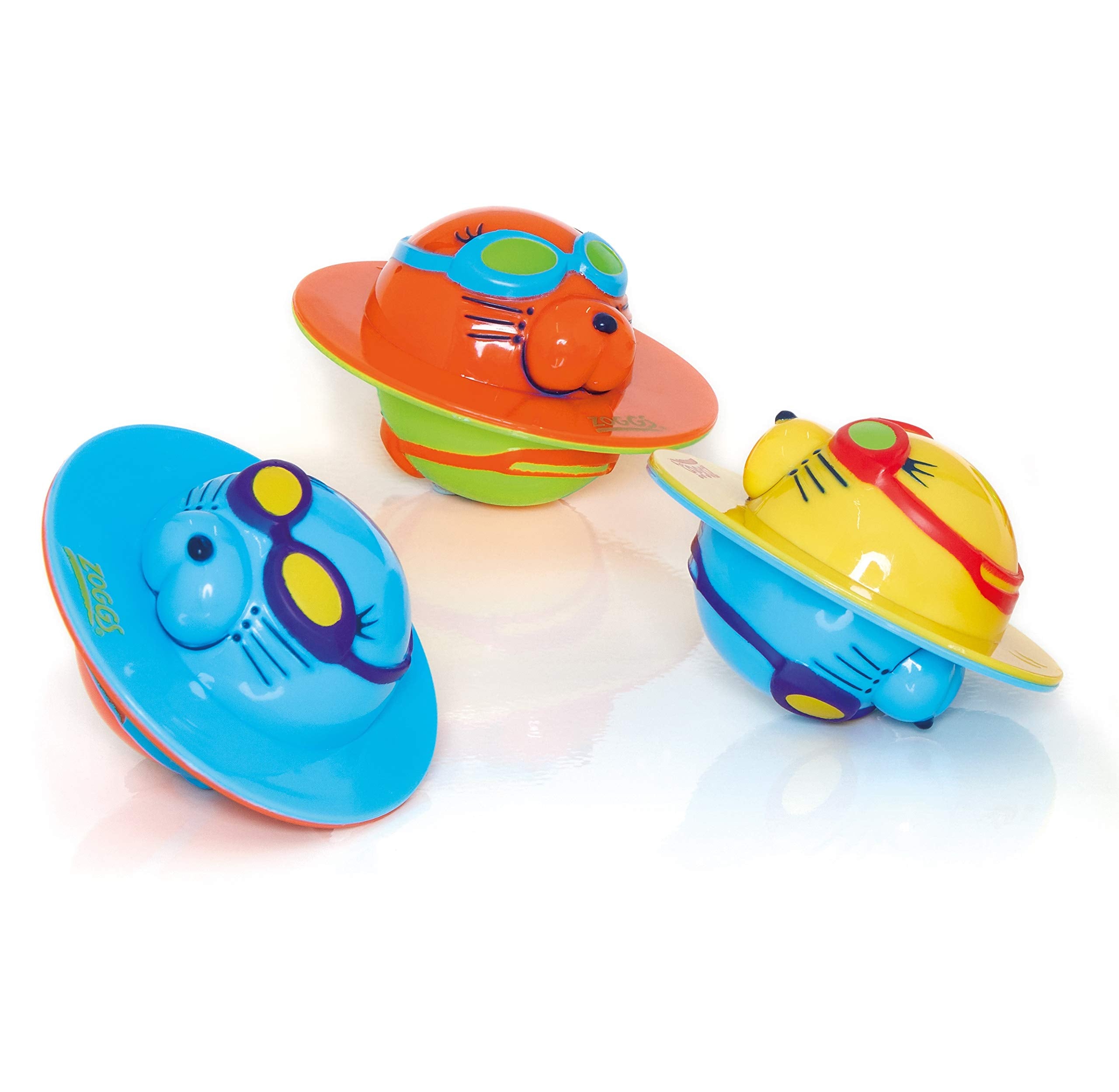 Zoggs Seal Flips Kids Swimming Pool Toys, Brightly-Coloured, Floating Pool