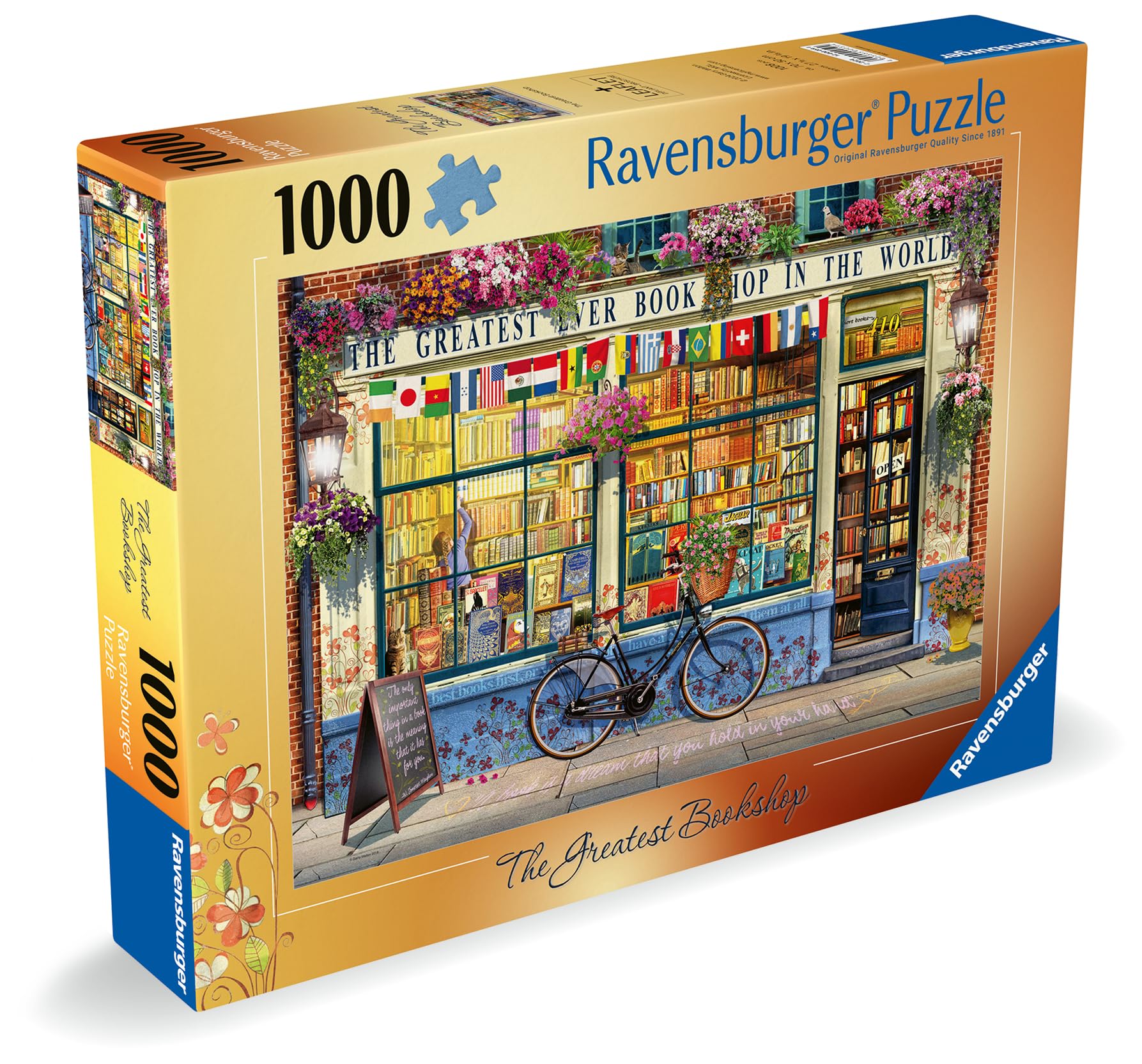 Ravensburger - The Greatest Bookshop 1000 Piece Jigsaw Puzzle 6
