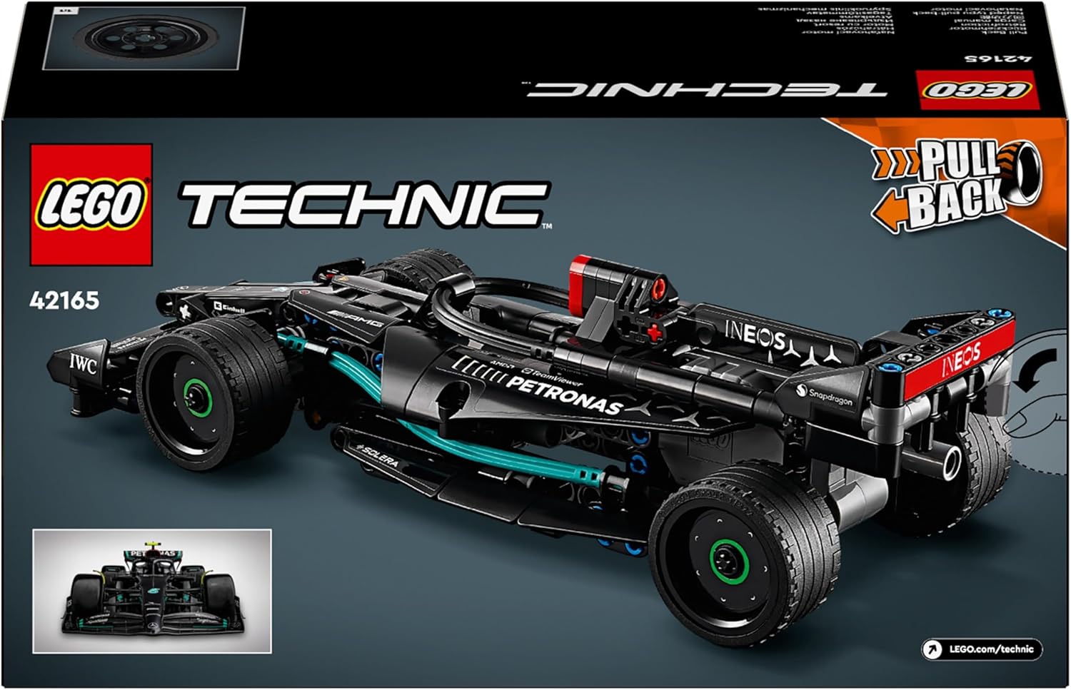 LEGO Technic Mercedes-AMG F1 W14 E Performance Pull-Back Race Car Toy - Building Set for Kids 7+ 13