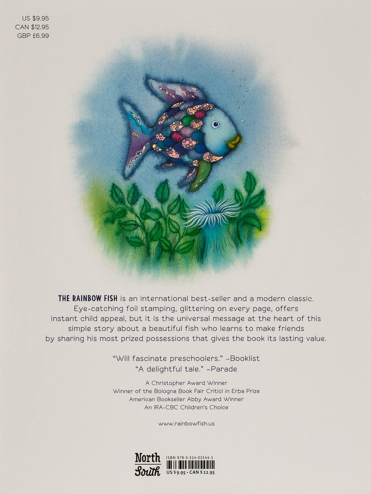 The Rainbow Fish - Children's Picture Book | Paperback | Ages 2-5