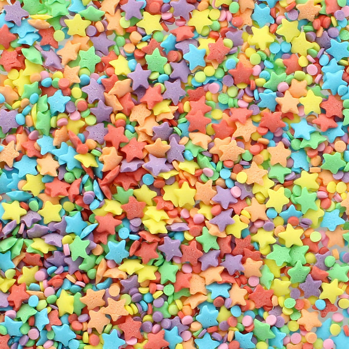 Baked with Love - Confetti Bright Sprinkles | 85g | Multi-Coloured Sugar Cake Decorations