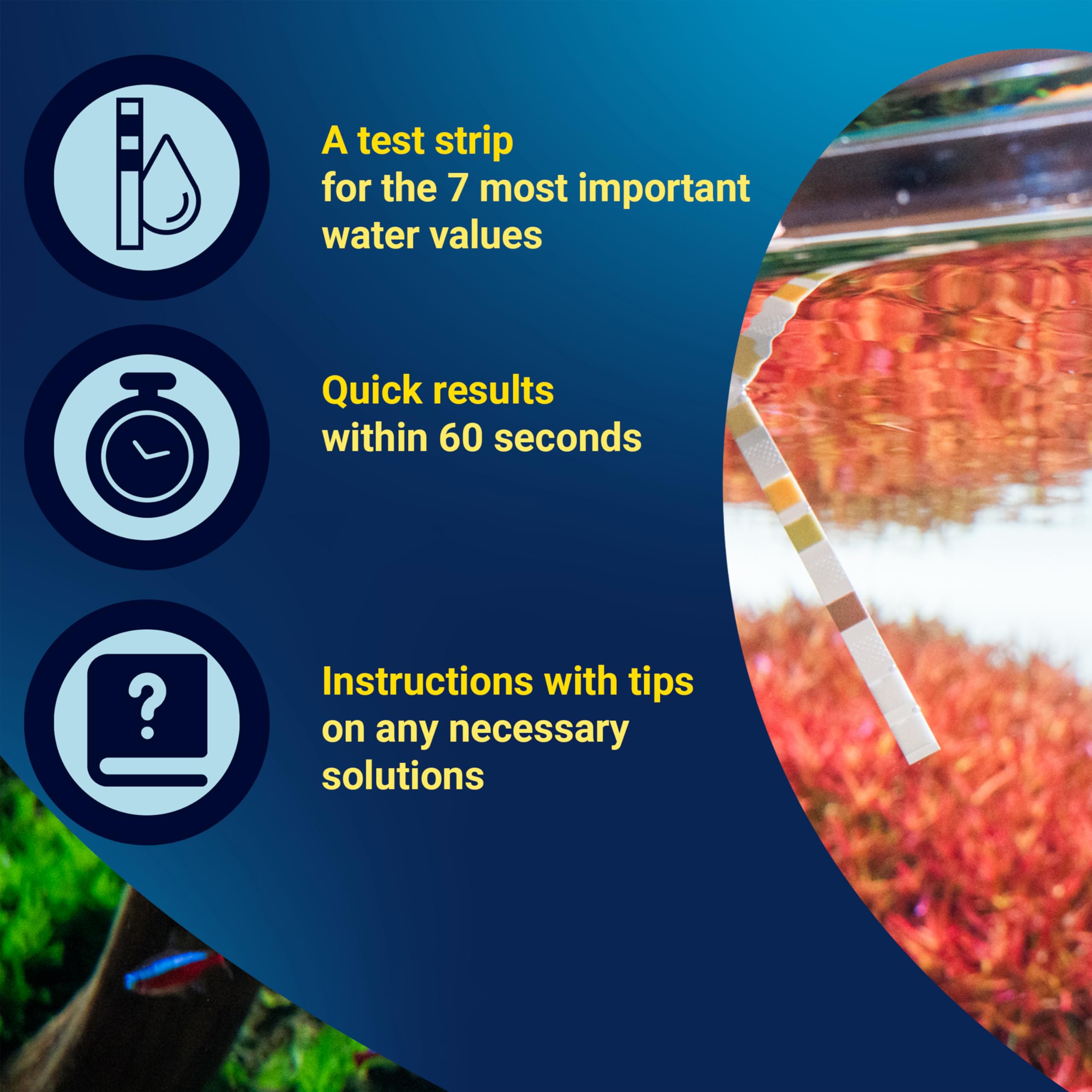 Tetra 7in1 Aquarium Water Testing Kit - Measures pH, GH, KH, NO2, NO3, Cl2, CO2 4