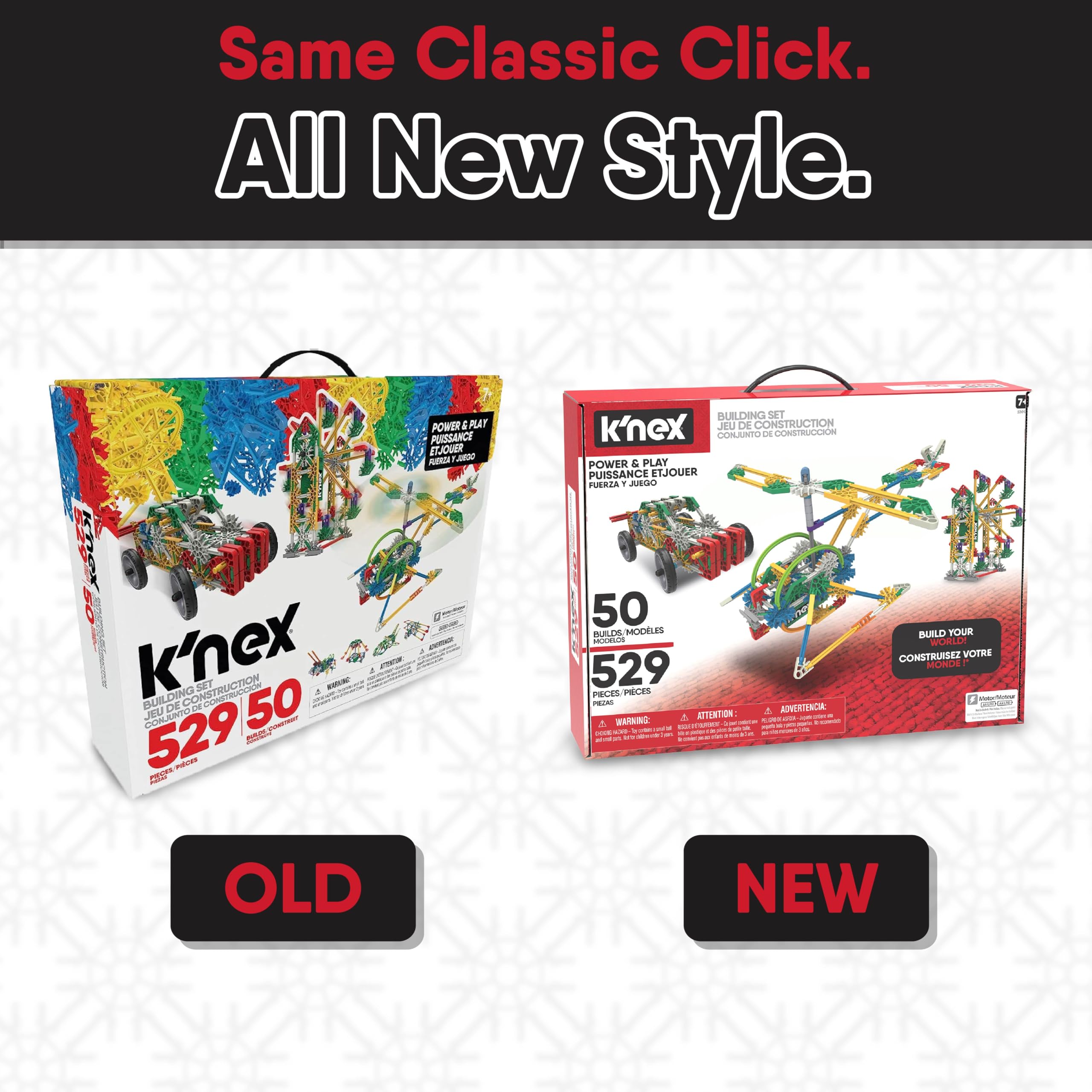 K'NEX 23012 Imagine Power and Play Motorised Building Set - 529-Piece STEM Learning Toy for Kids 7+ 63