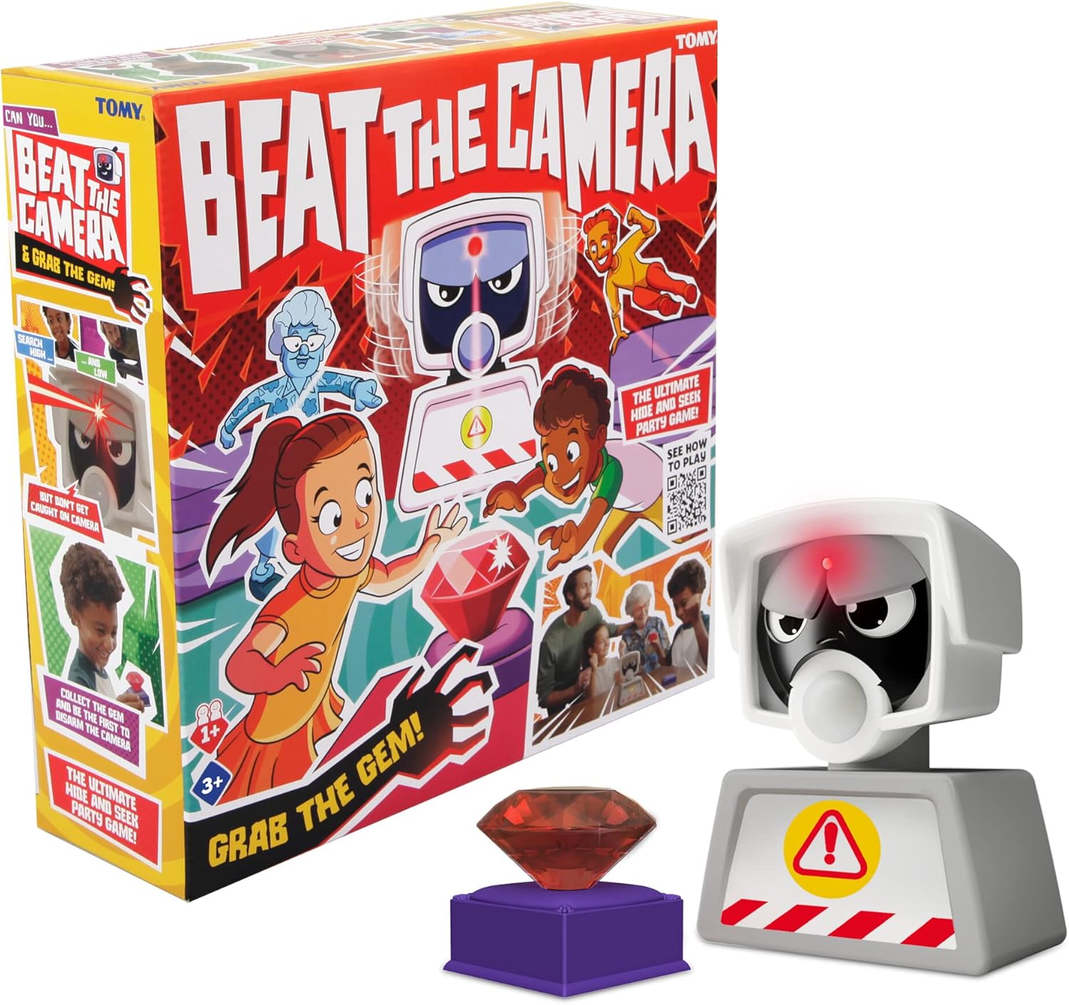 TOMY Beat the Camera Interactive Board Game for Kids, Model T73271EN 1
