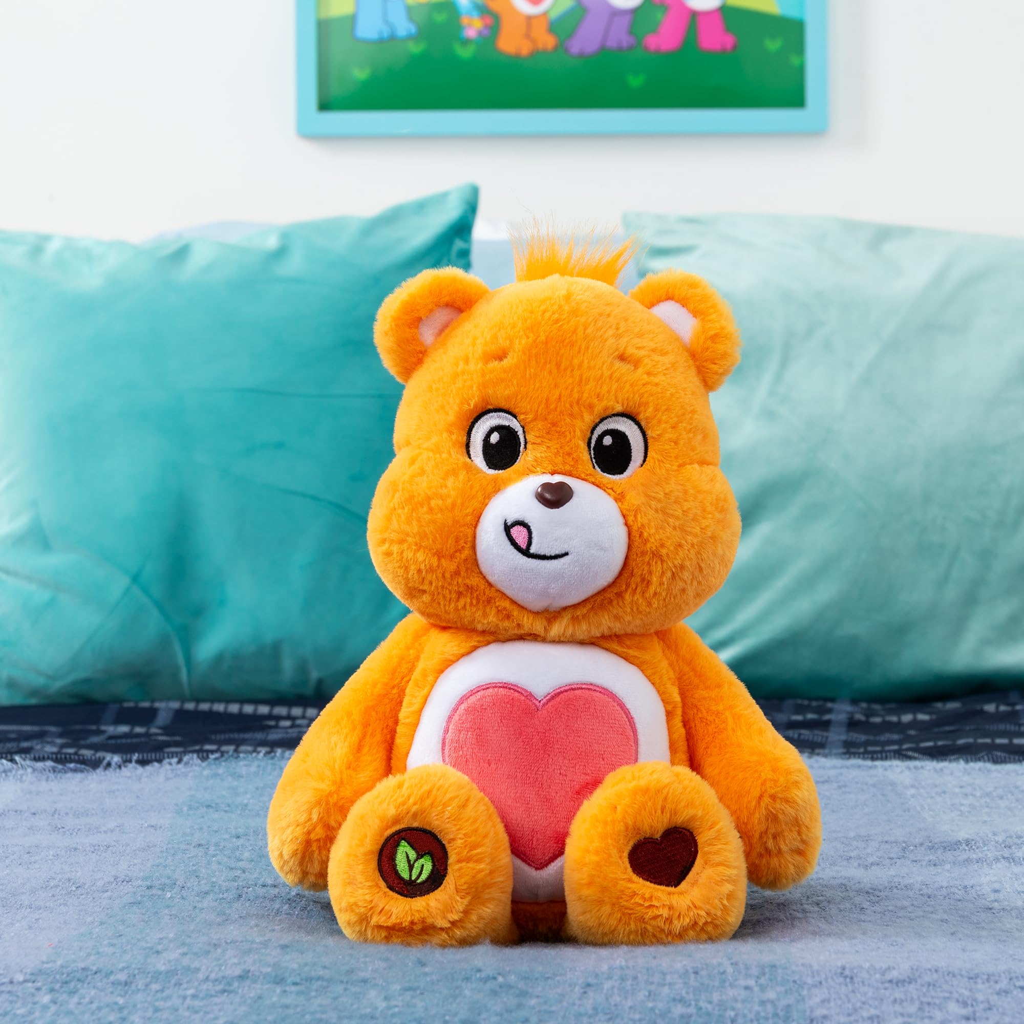 Care Bears 14-Inch Tenderheart Bear Plush - Soft Cuddly Toy for Kids 4+ 6