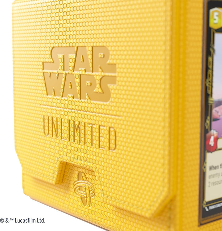 Gamegenic Star Wars Unlimited Deck Pod - Yellow - Trading Card Game Accessory
